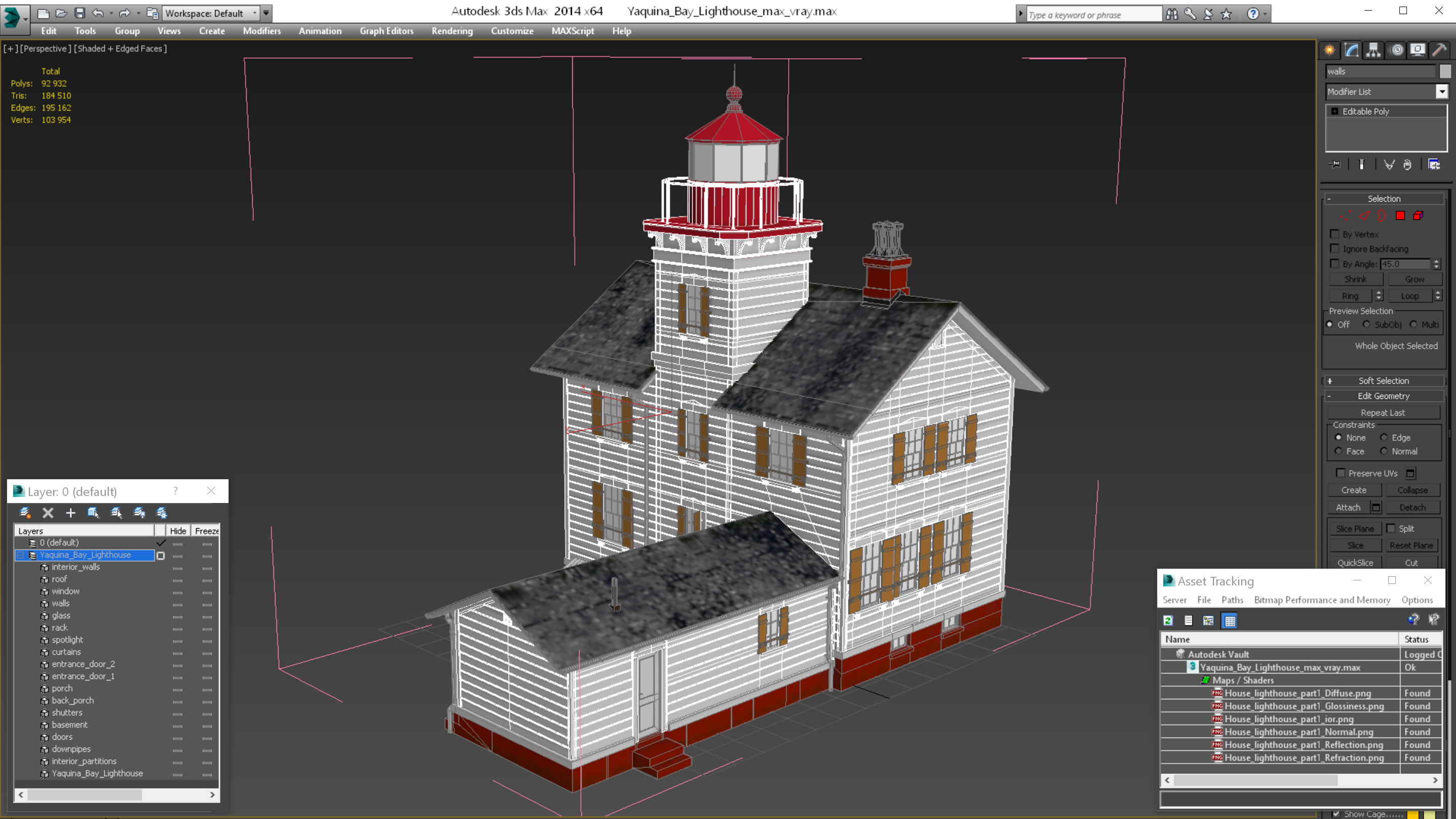 Yaquina Bay Lighthouse 3D