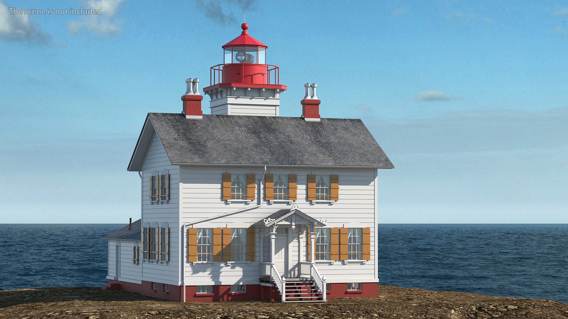 Yaquina Bay Lighthouse 3D