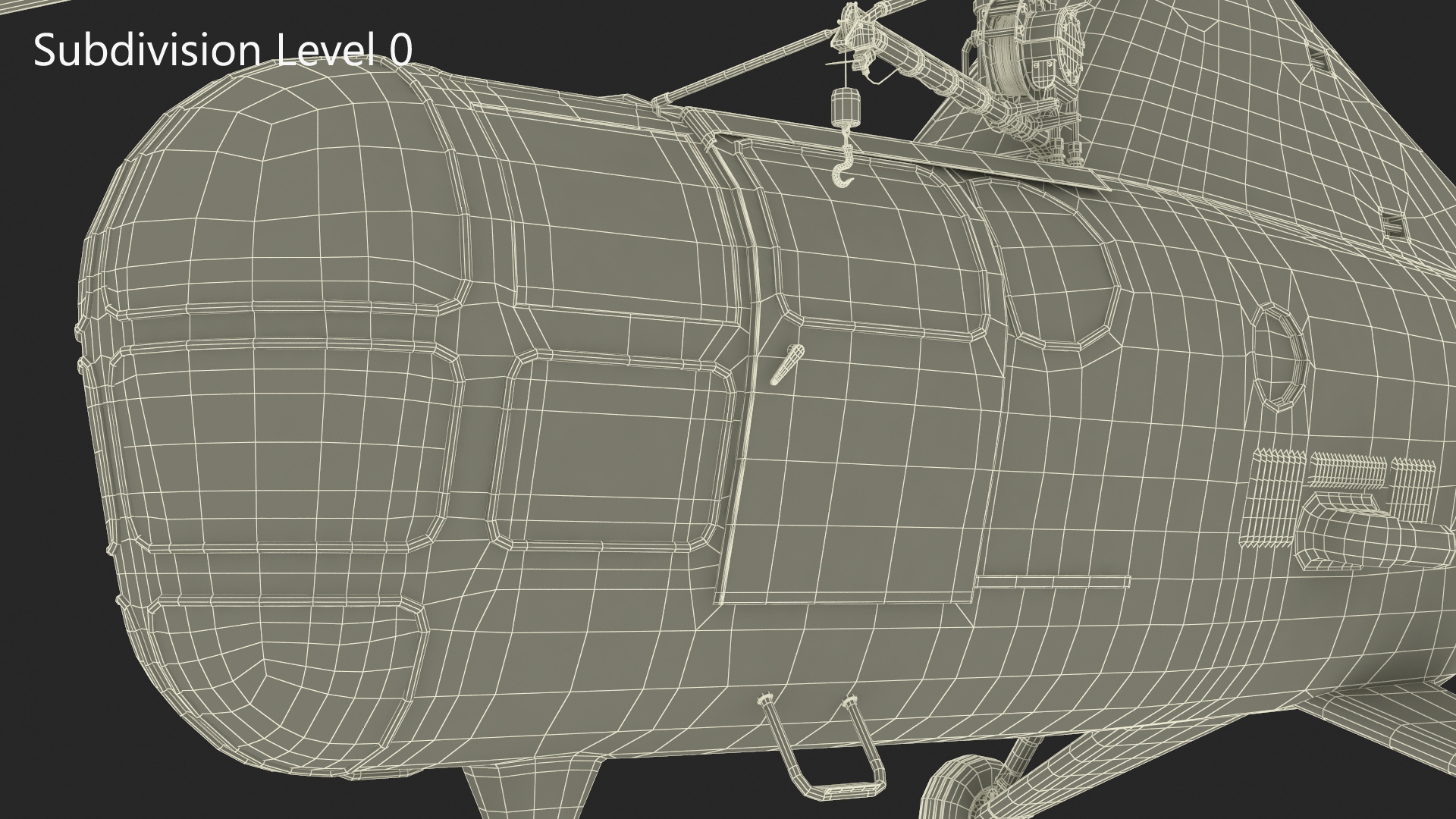 3D Navy Helicopter Sikorsky H-5 Green Rigged