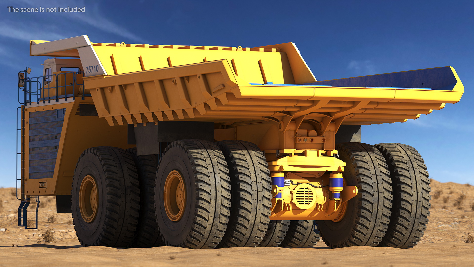 3D Belaz 75710 Haul Truck New Rigged model