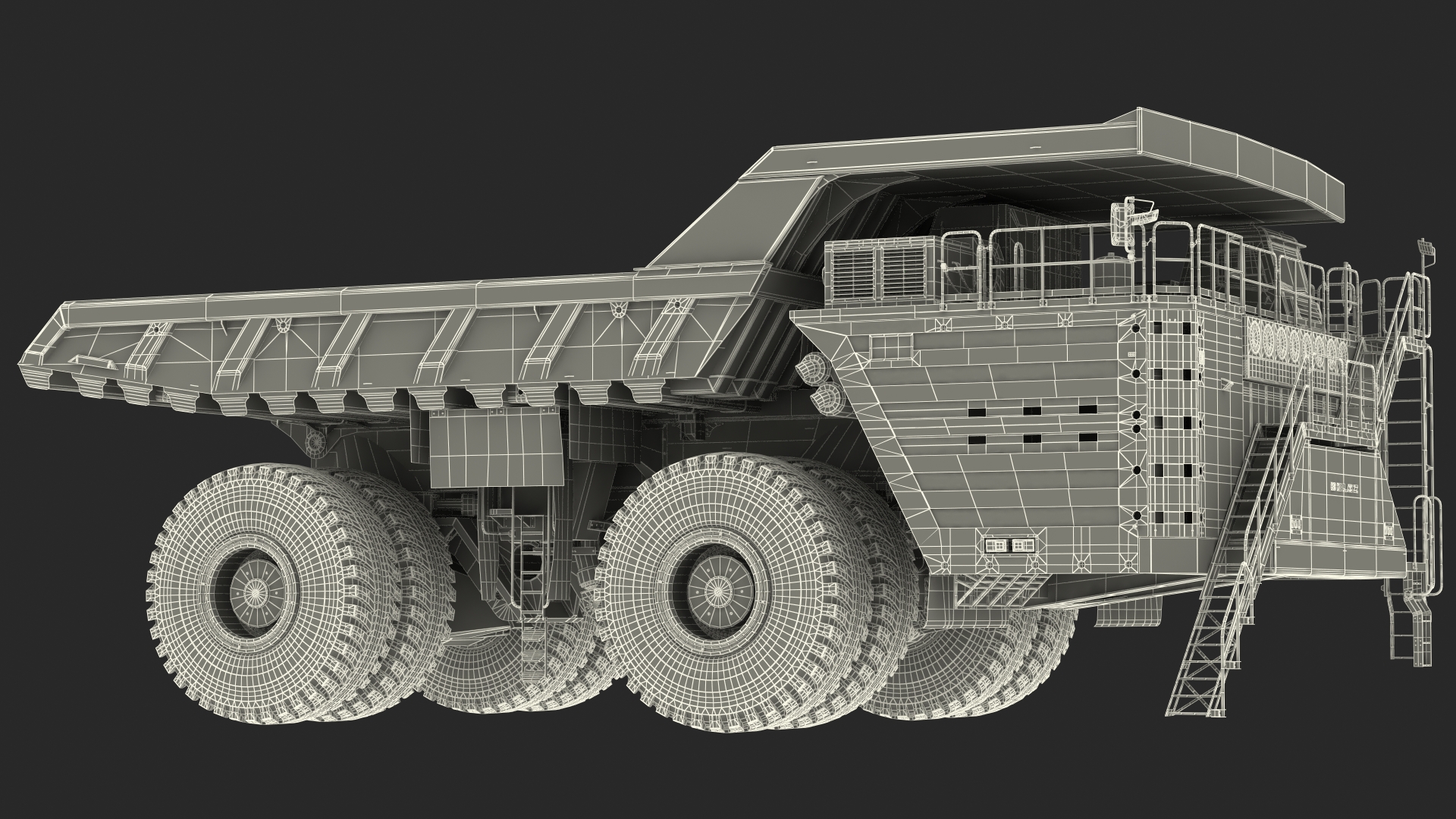 3D Belaz 75710 Haul Truck New Rigged model