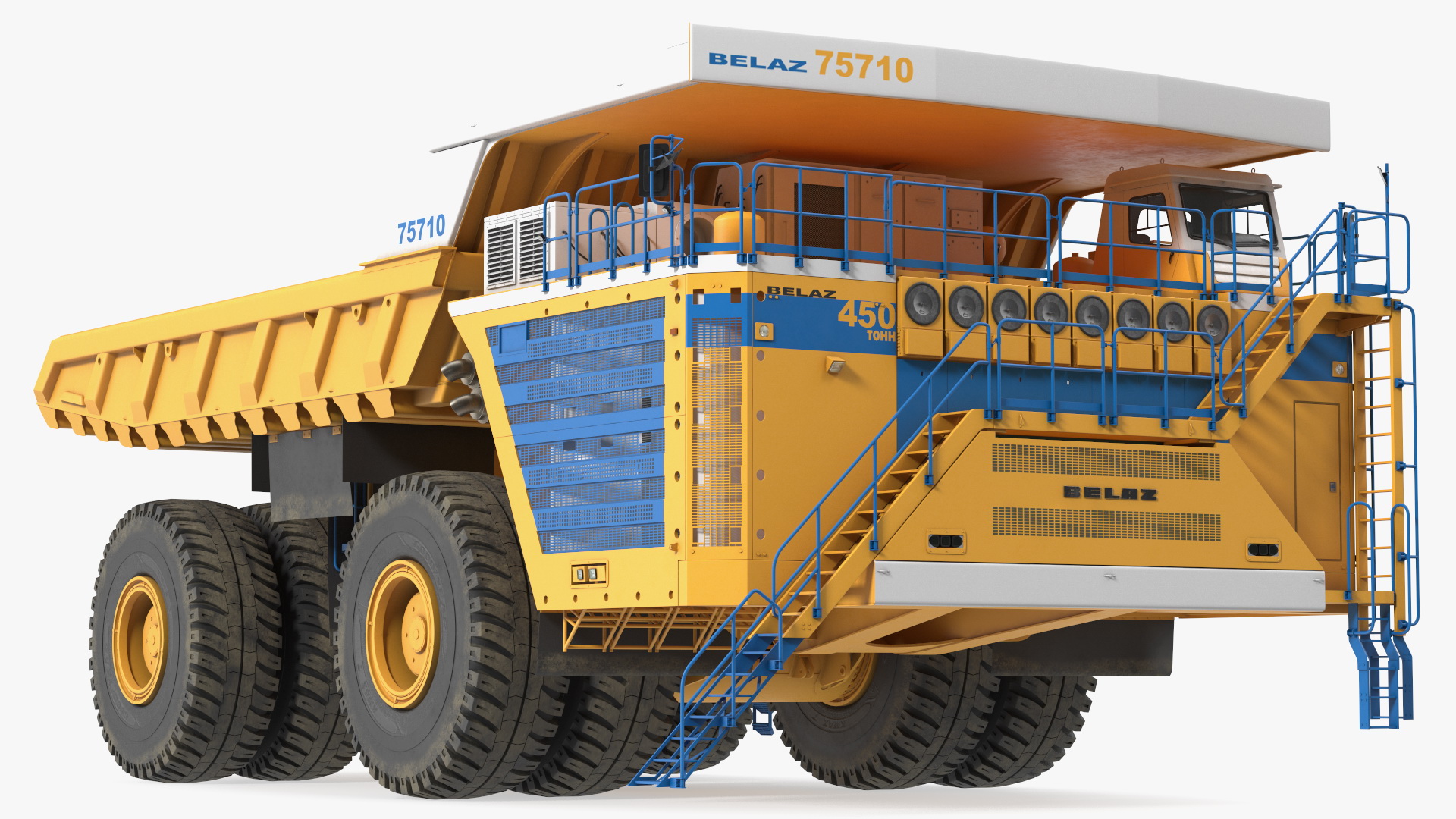 3D Belaz 75710 Haul Truck New Rigged model