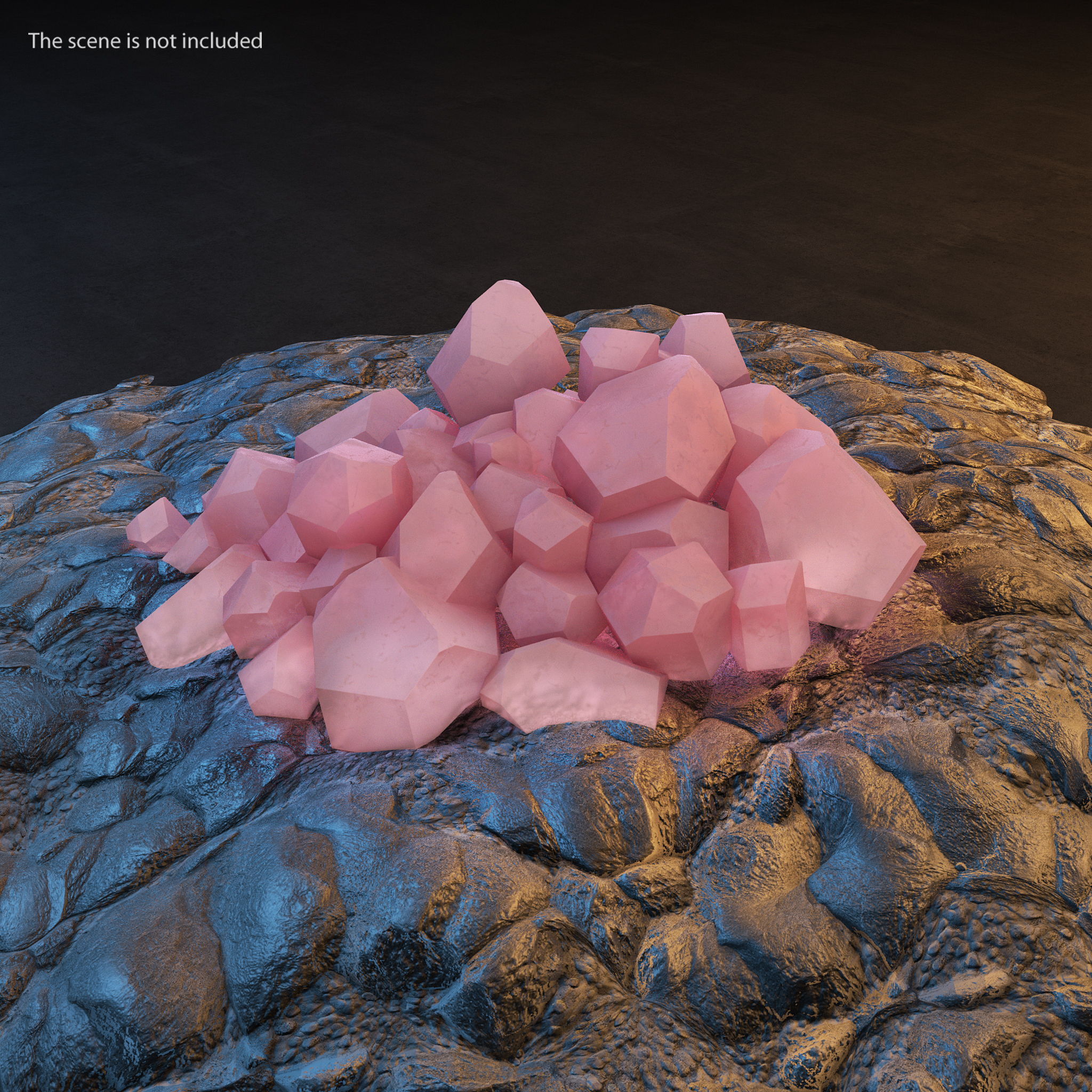 3D Rose Quartz