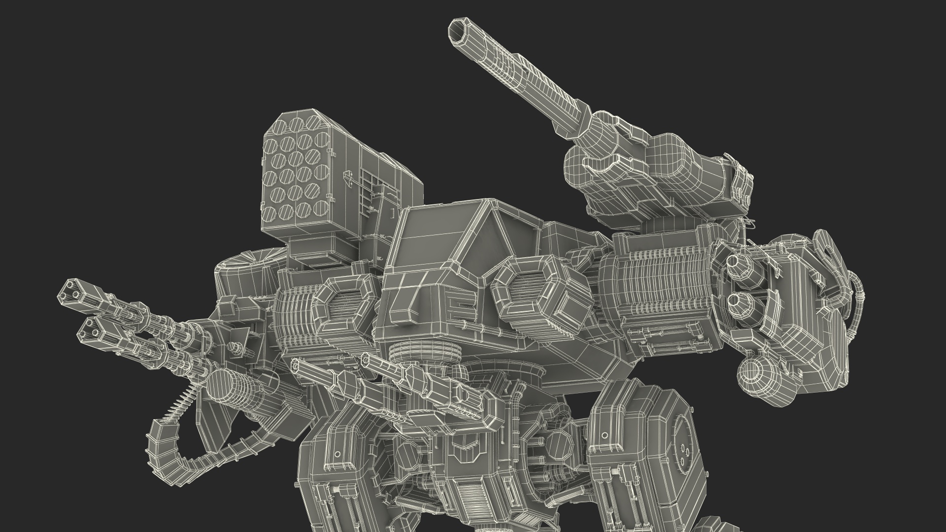 Piloted Large Robot 3D model