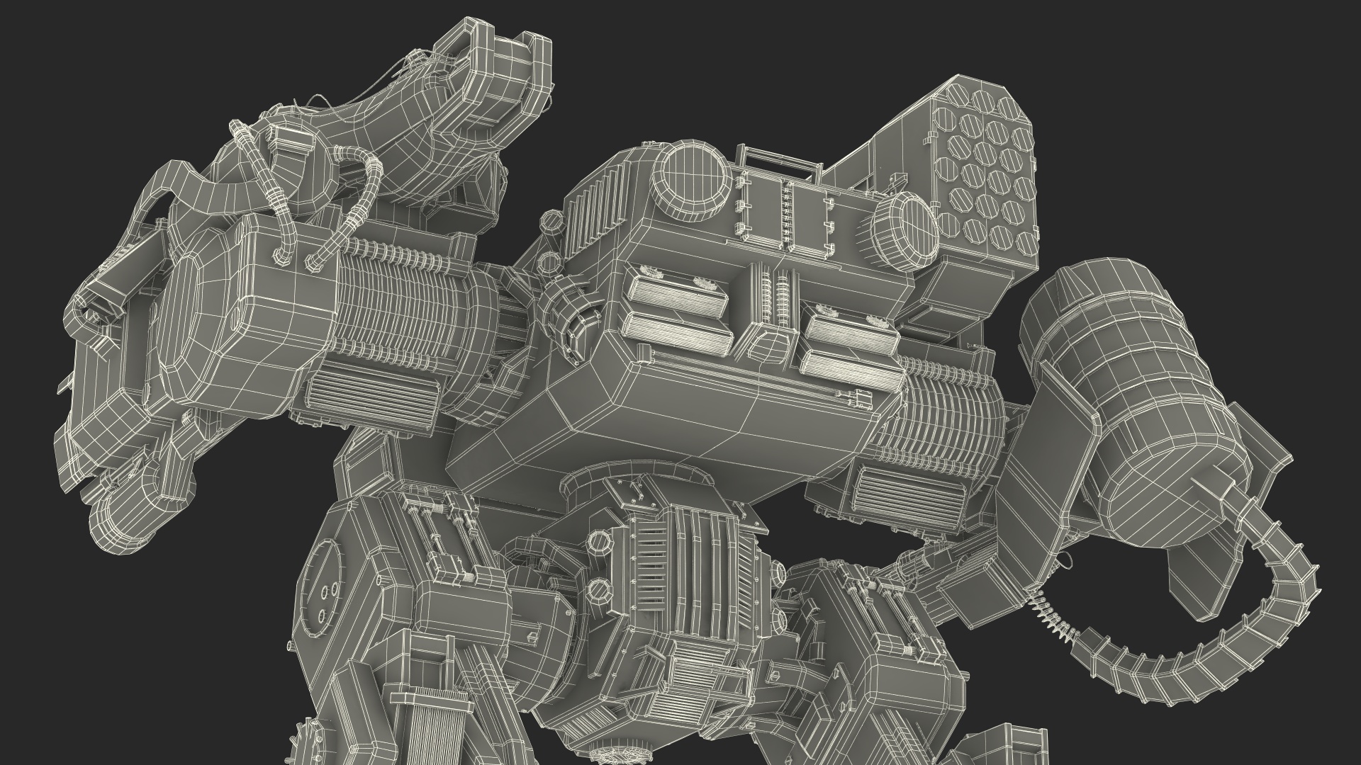 Piloted Large Robot 3D model