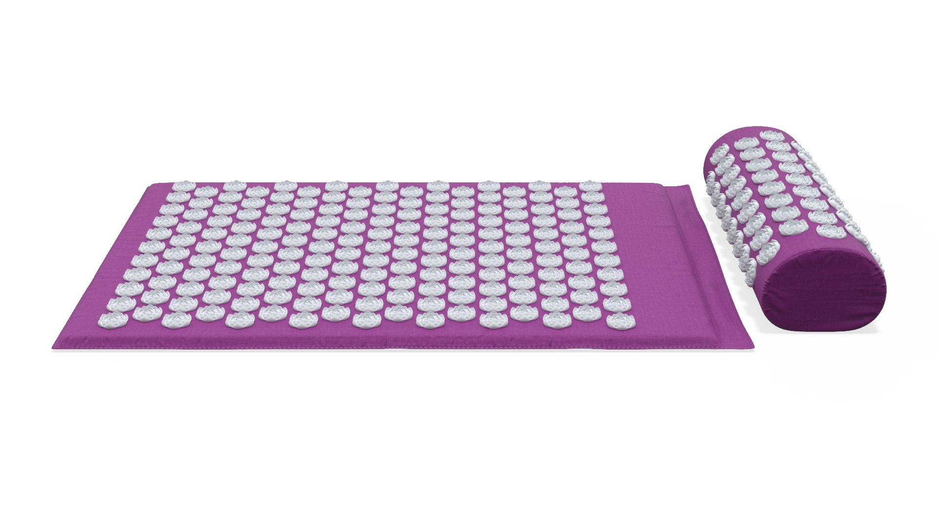 3D Acupressure Mat and Pillow Purple model