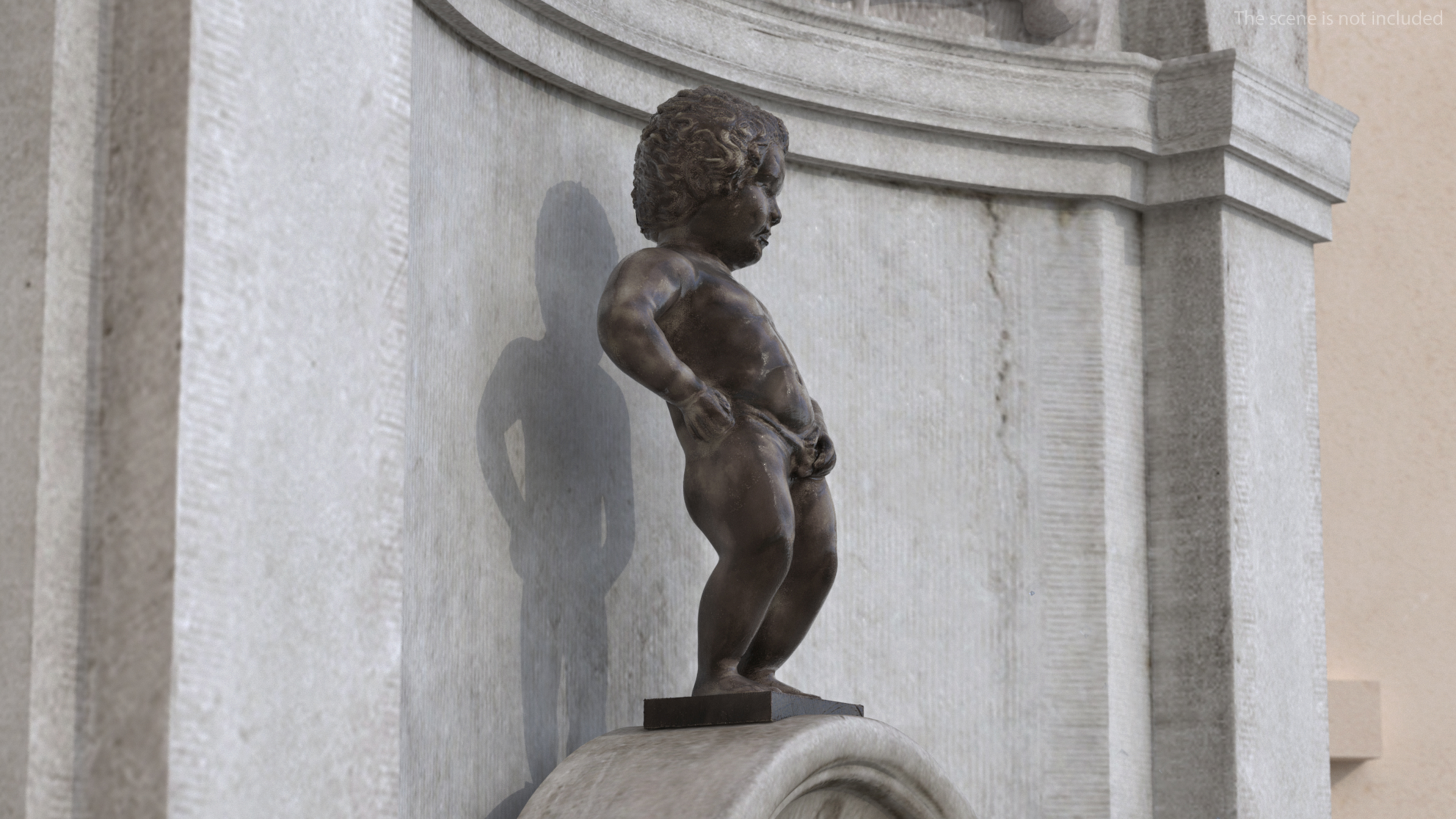 Manneken Pis Statue 3D model