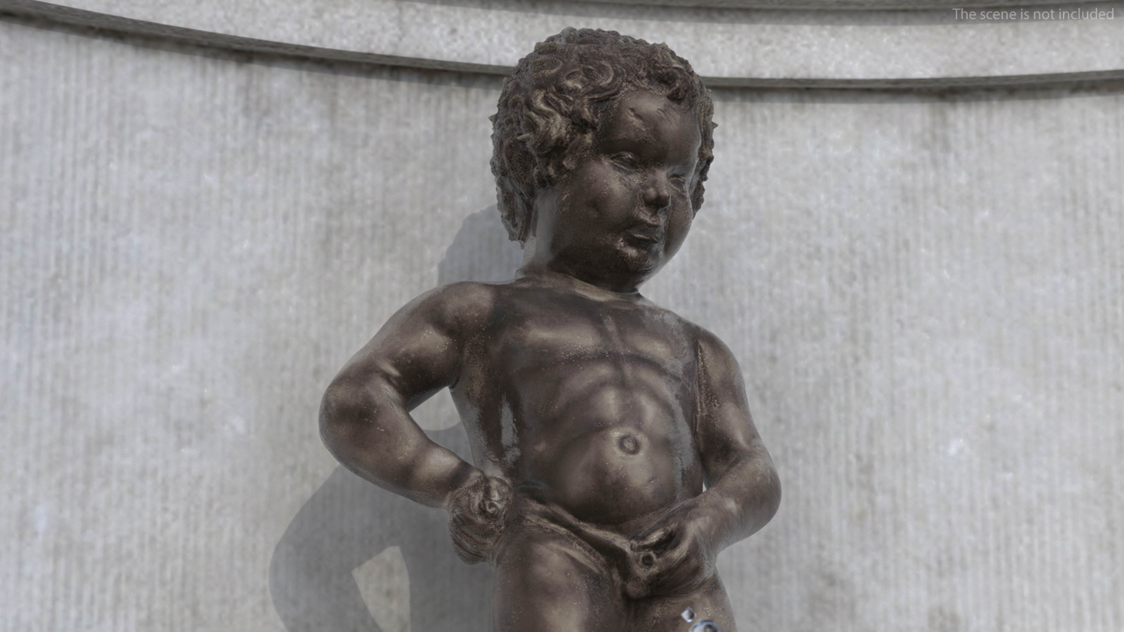 Manneken Pis Statue 3D model