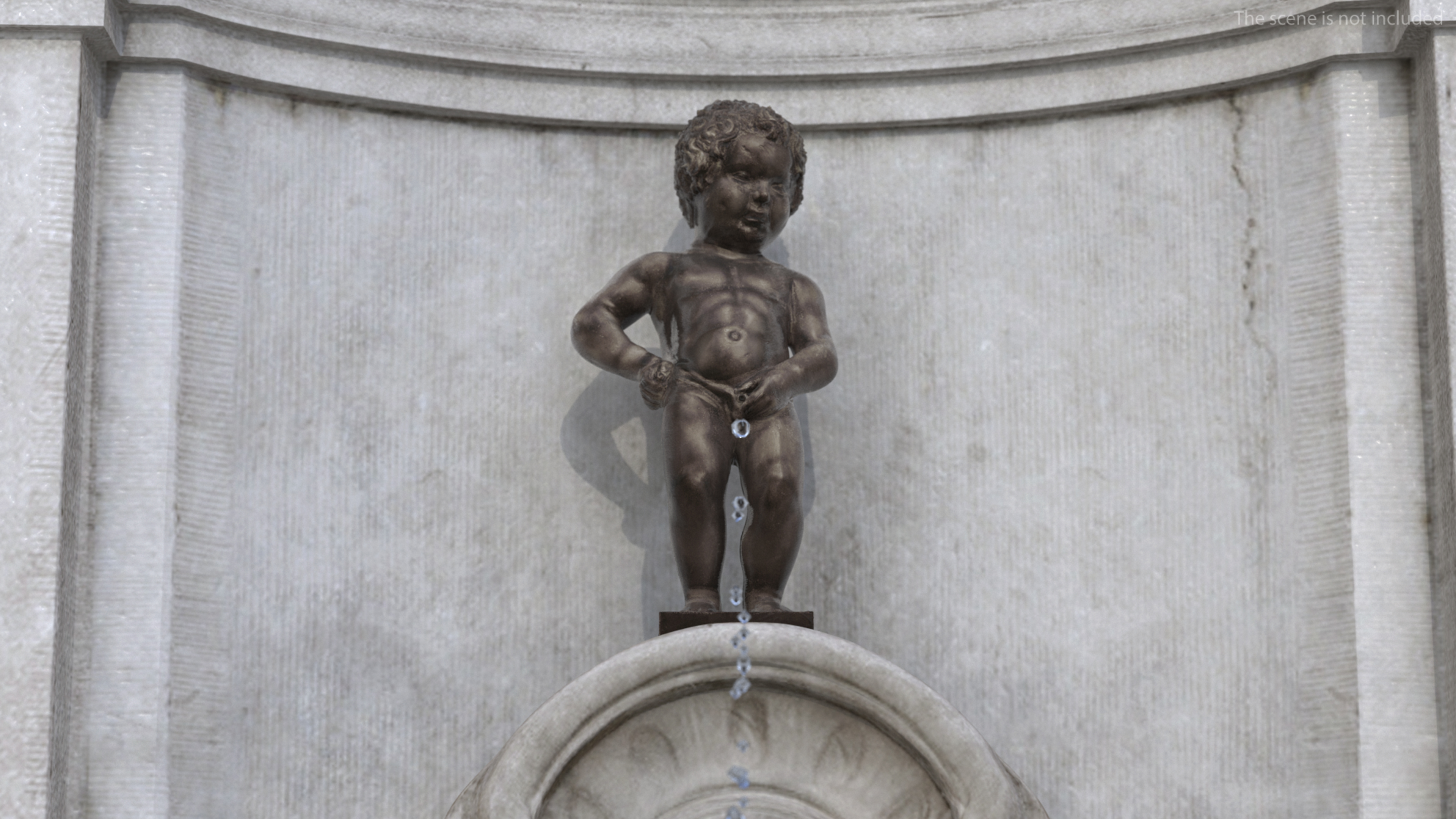 Manneken Pis Statue 3D model