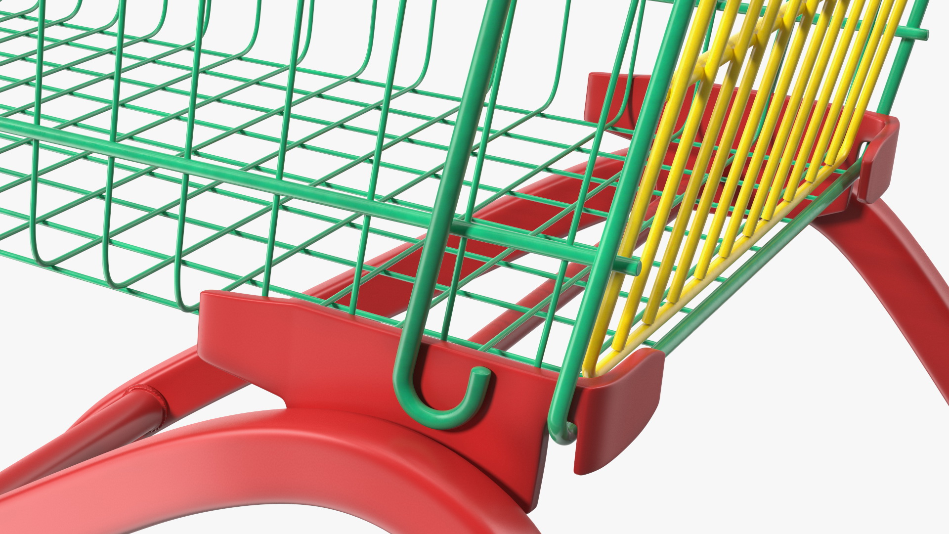 Kid Size Shopping Cart 3D