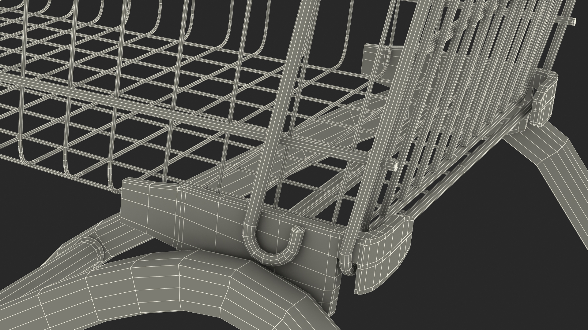 Kid Size Shopping Cart 3D