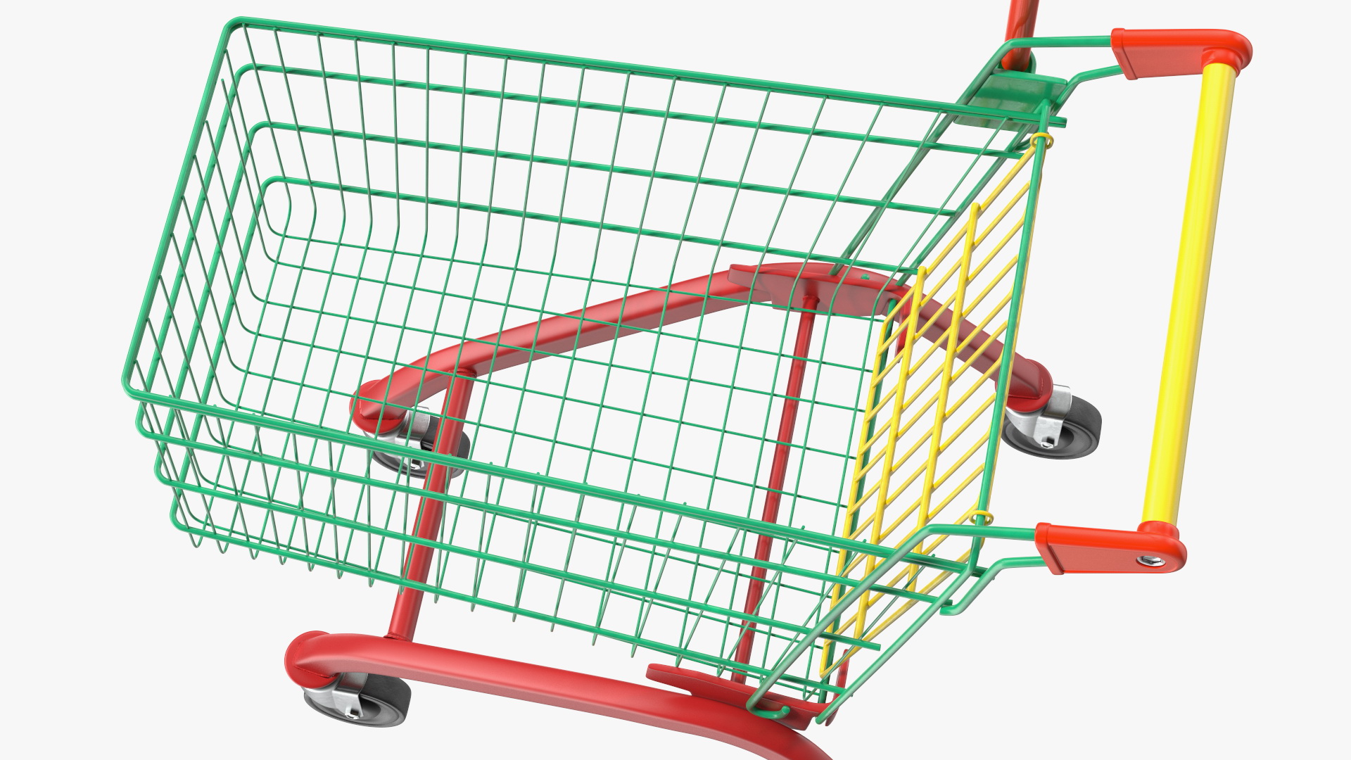 Kid Size Shopping Cart 3D