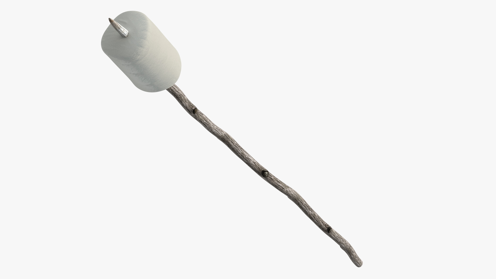 3D model Marshmallow on Stick