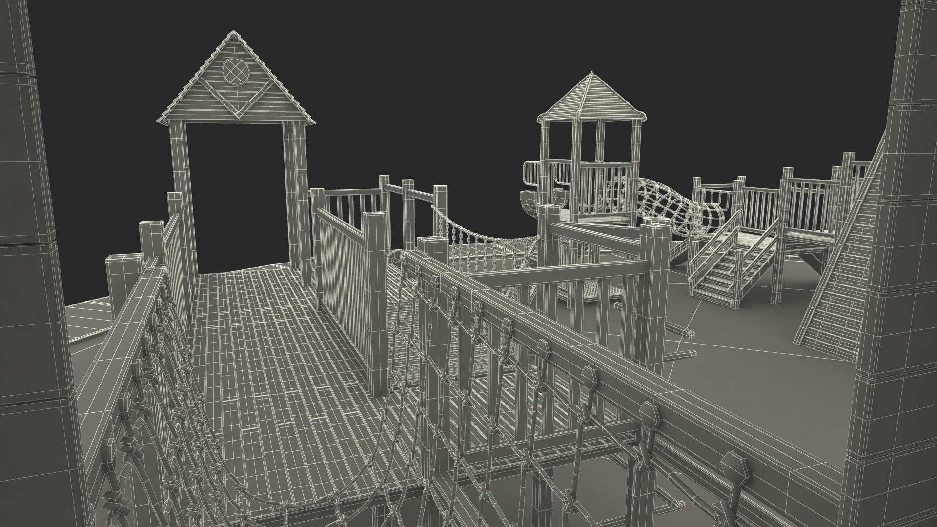 Wooden Playground 3D