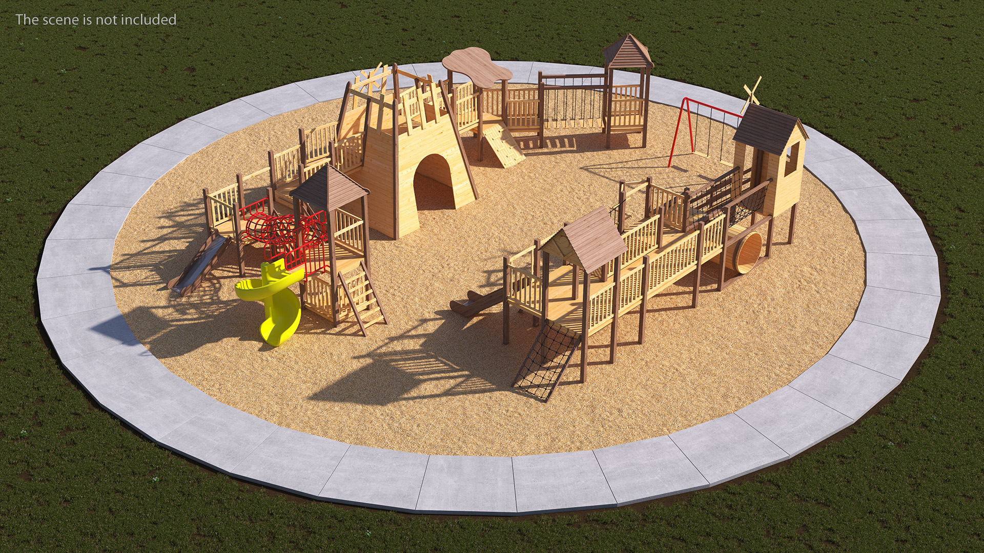 Wooden Playground 3D