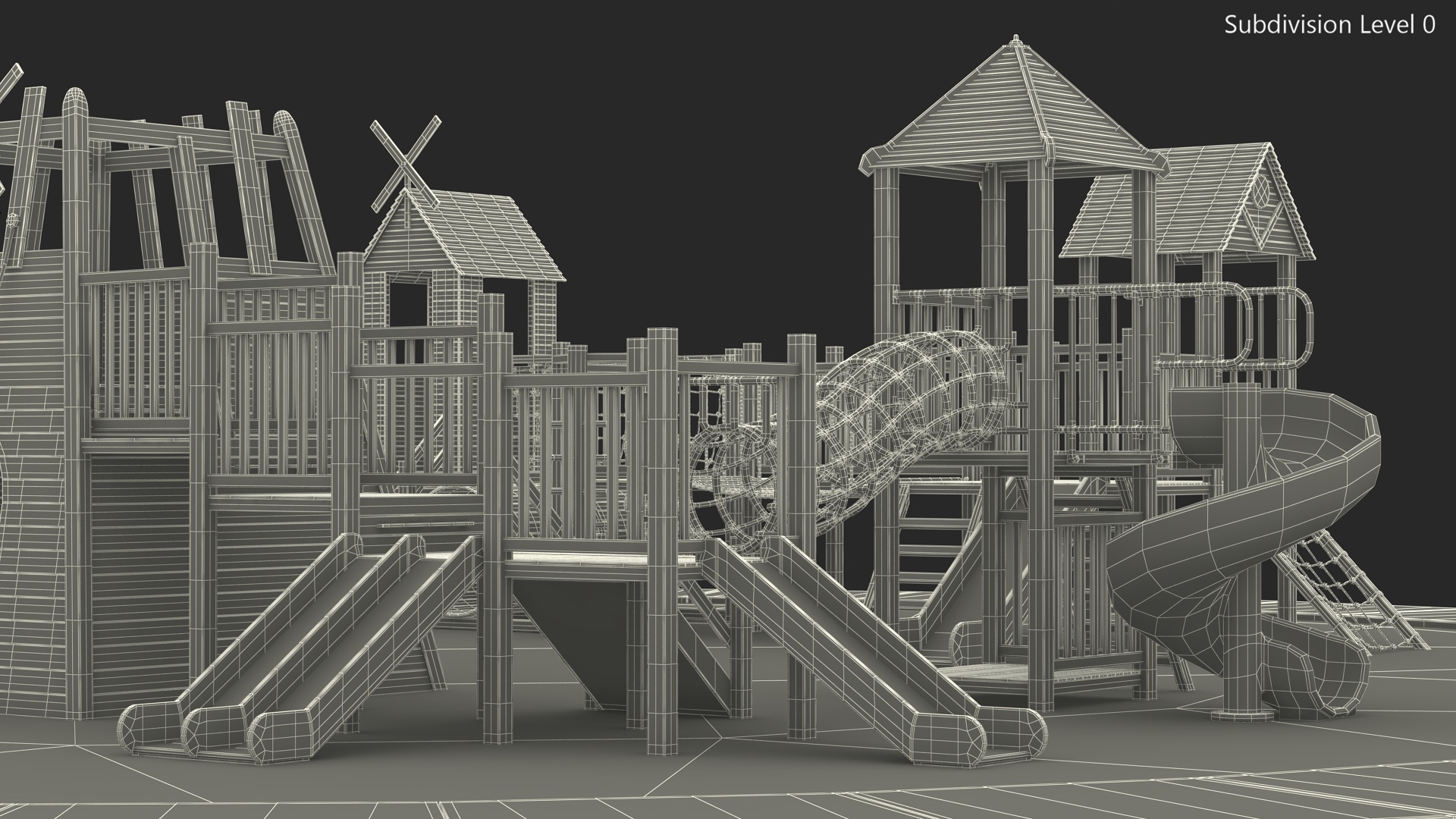 Wooden Playground 3D