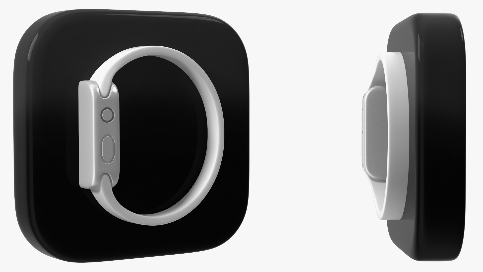 3D iPhone iOS Watch Icon