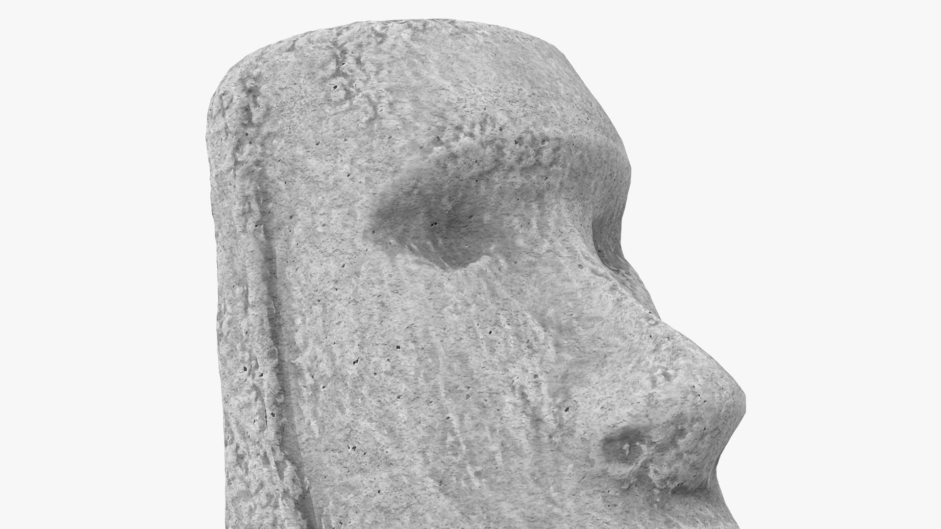 3D Easter Island Rock Moai Statue for 3D Print model