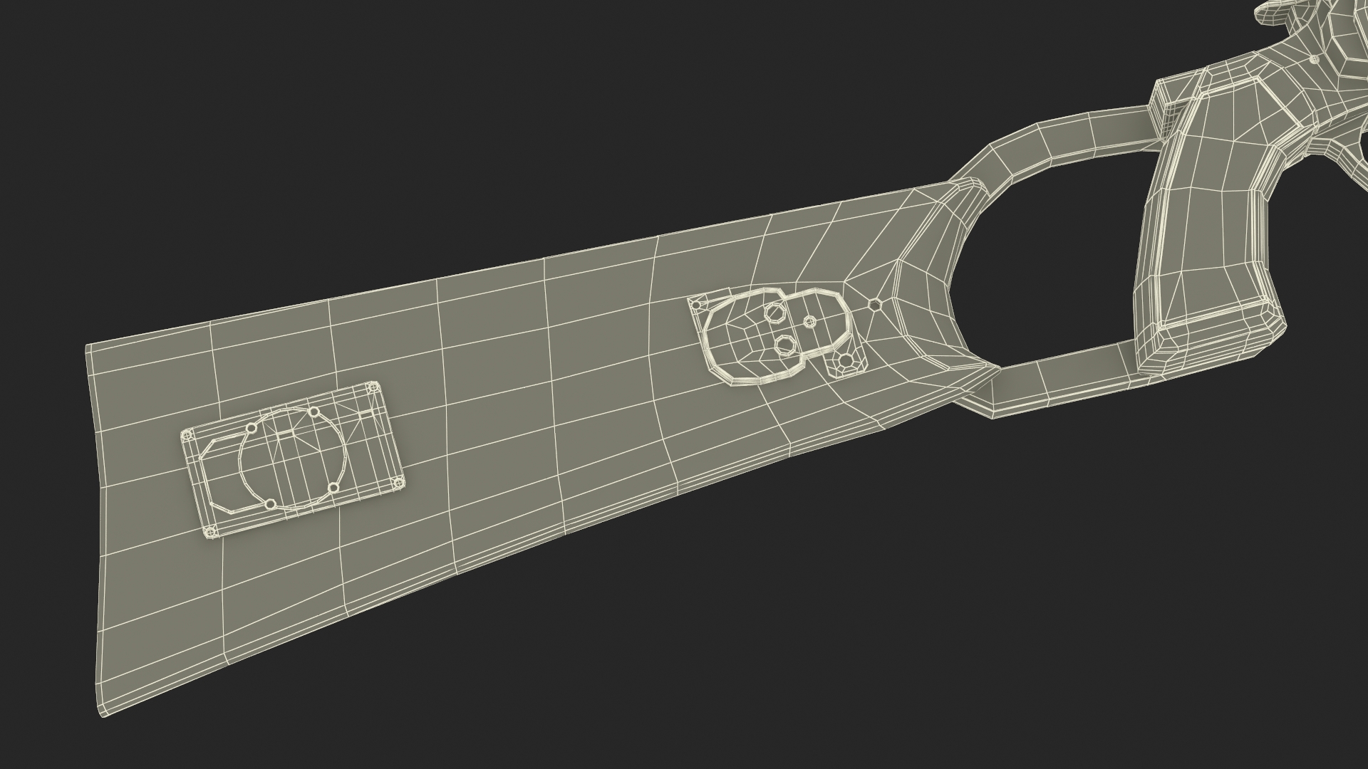 3D Star Wars EE-3 Boba Fett Carbine Rifle model