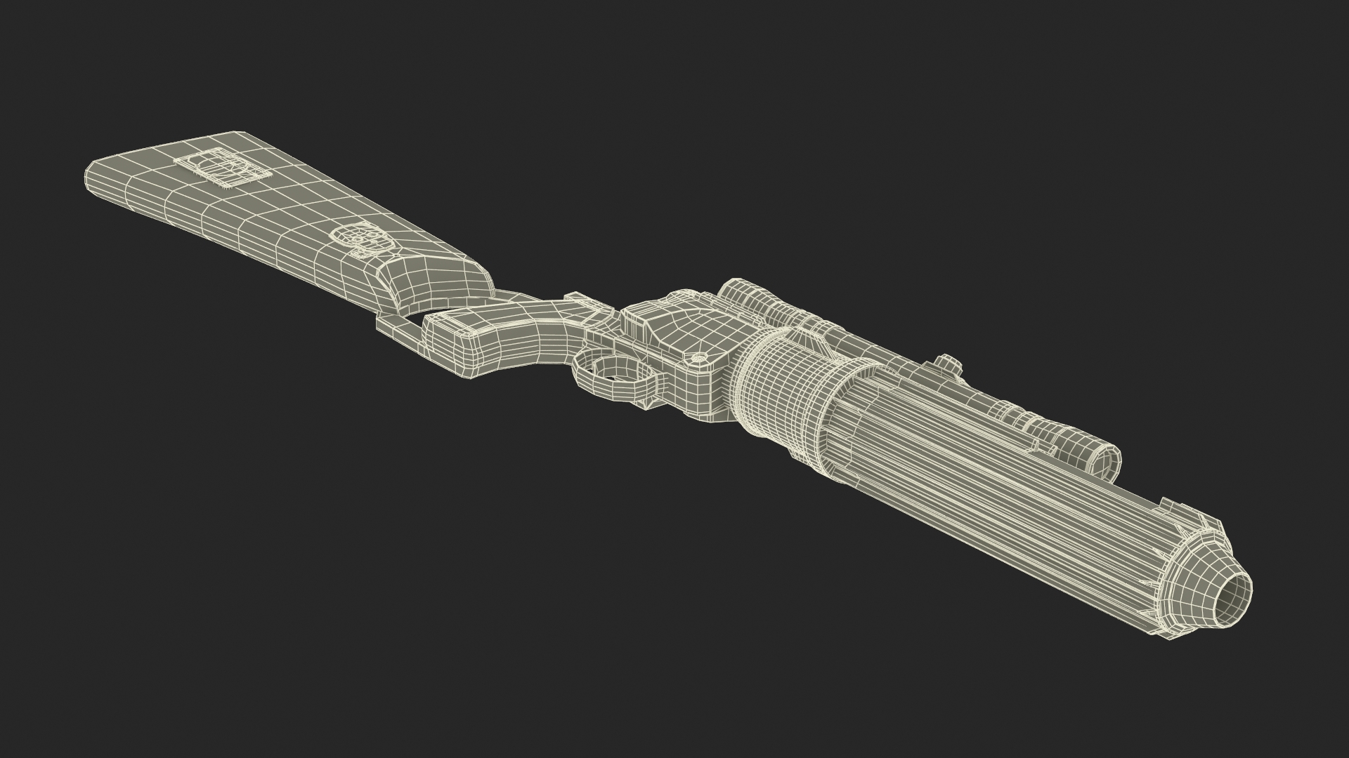 3D Star Wars EE-3 Boba Fett Carbine Rifle model