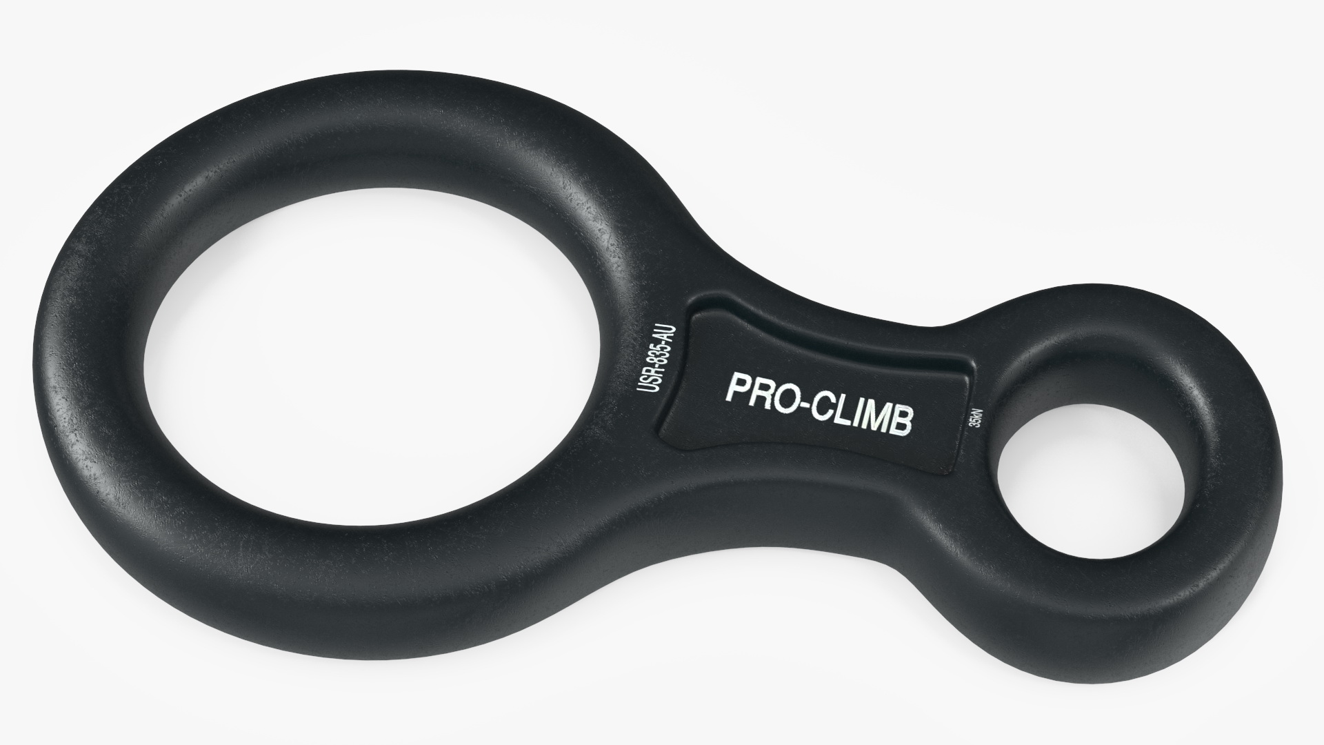 Figure of Eight Descender Pro-Climb Black for 3D Print 3D model