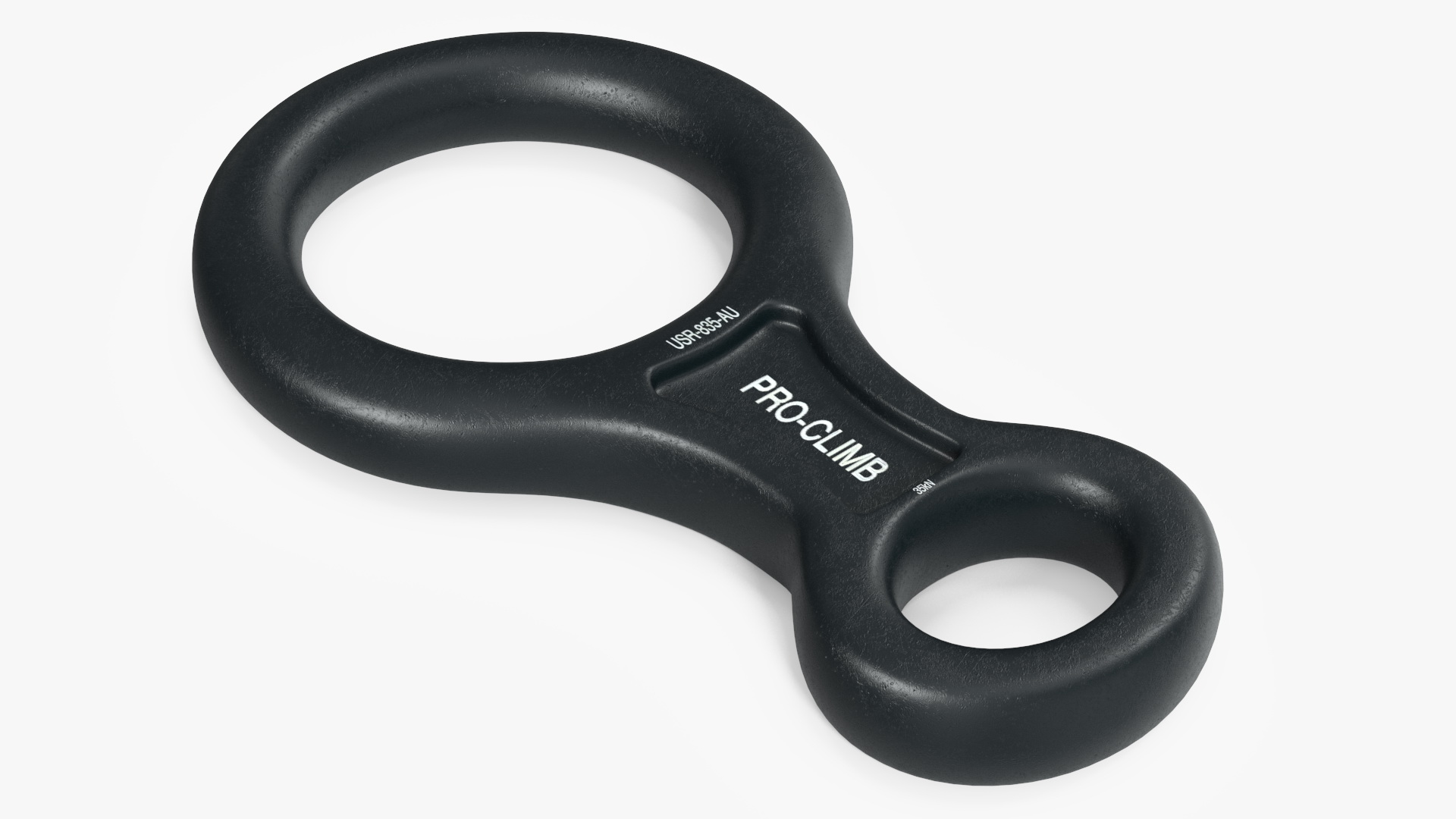 Figure of Eight Descender Pro-Climb Black for 3D Print 3D model