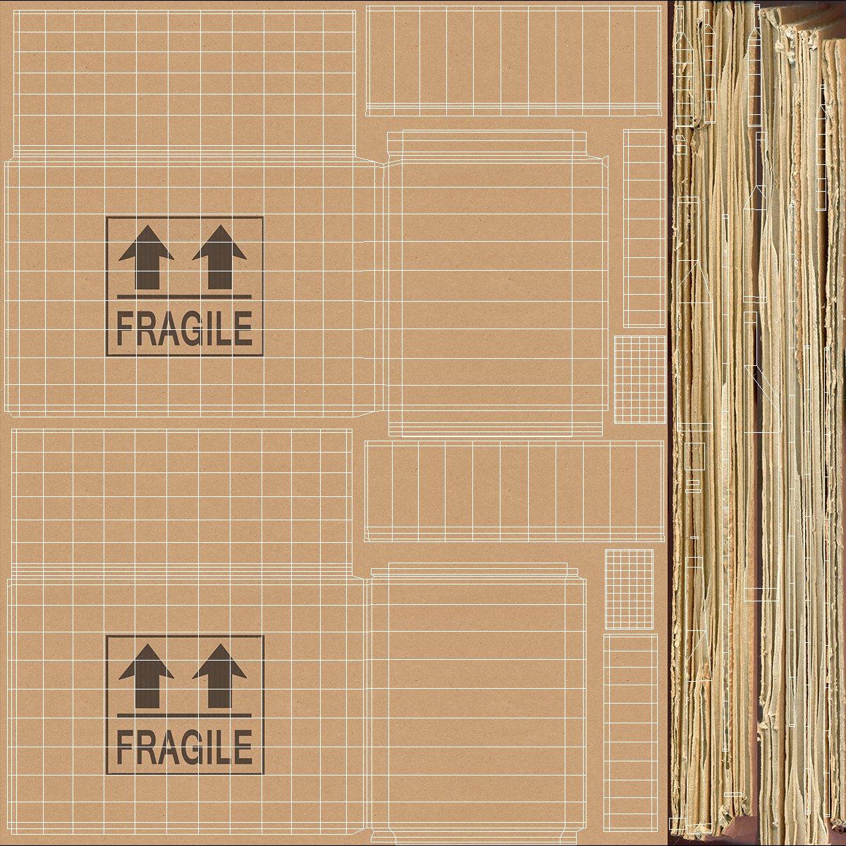 The Box on Conveyor 3D model