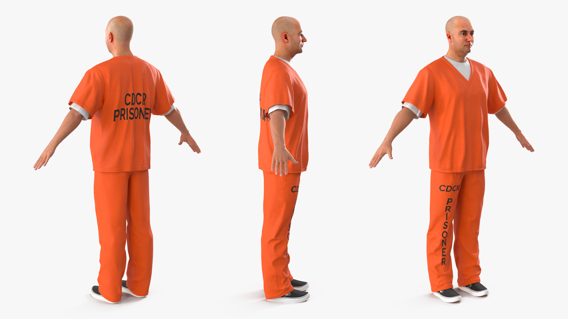 3D Male Prisoner model