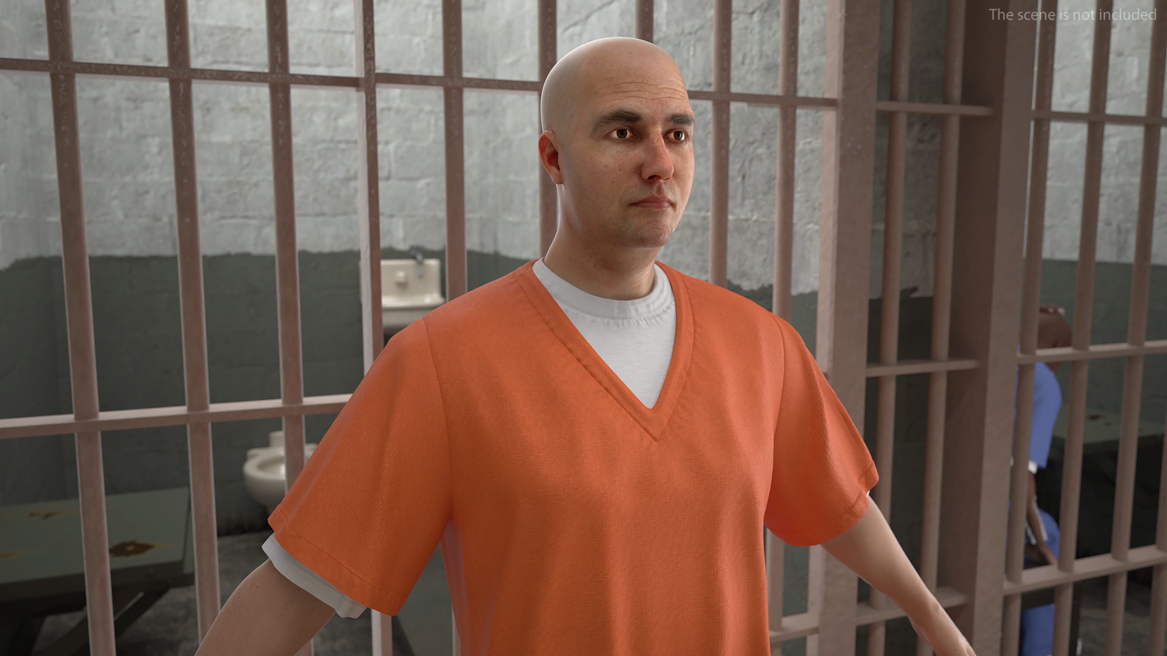 3D Male Prisoner model