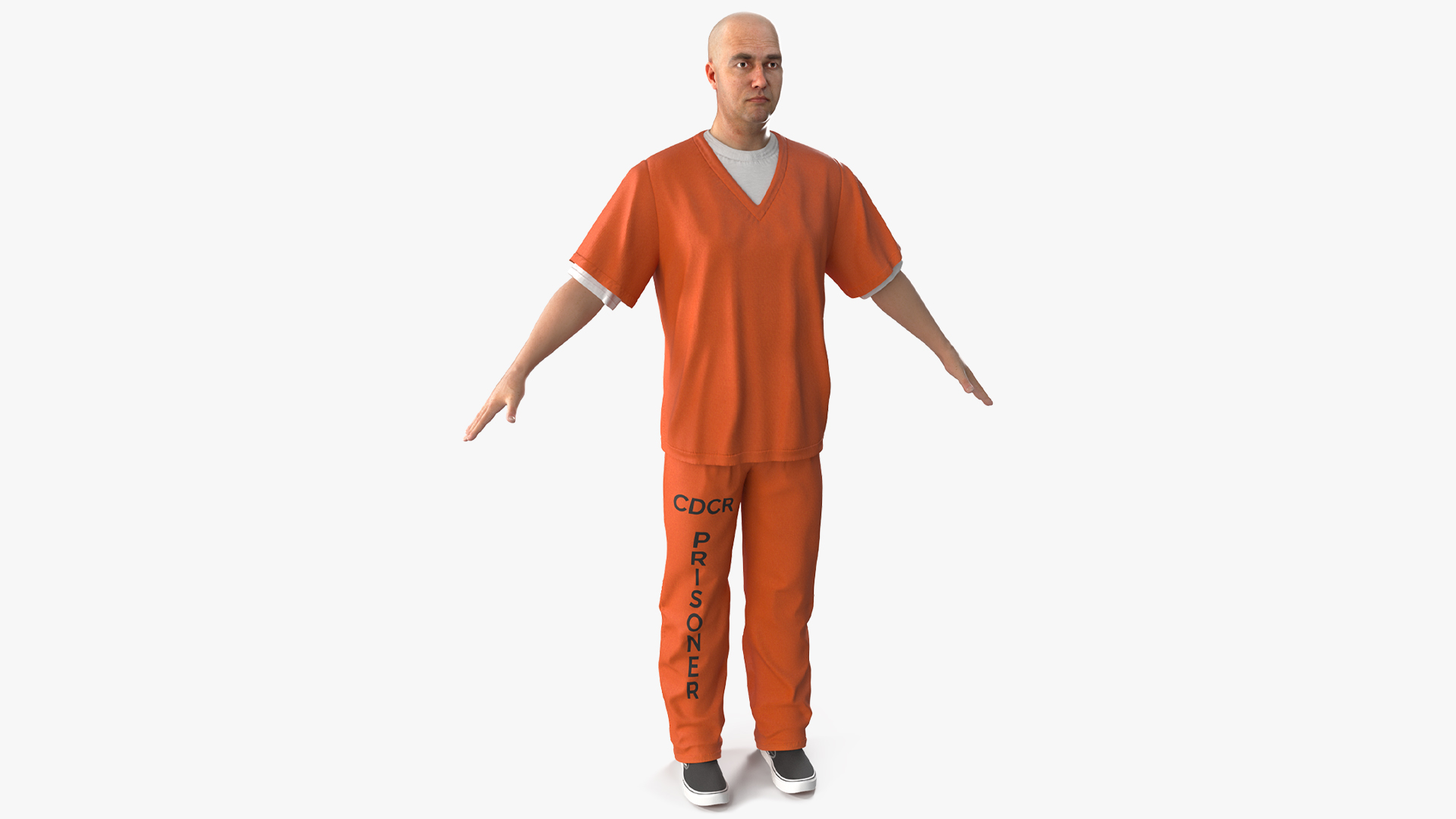 3D Male Prisoner model