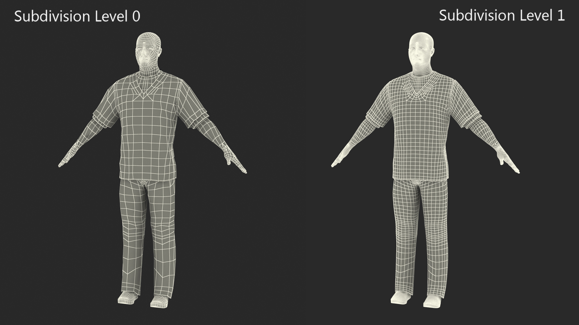 3D Male Prisoner model