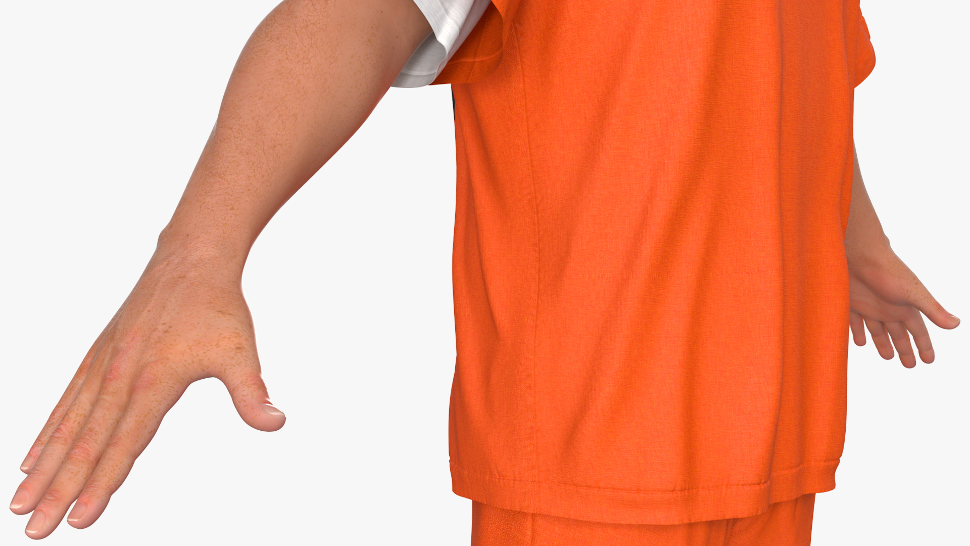 3D Male Prisoner model