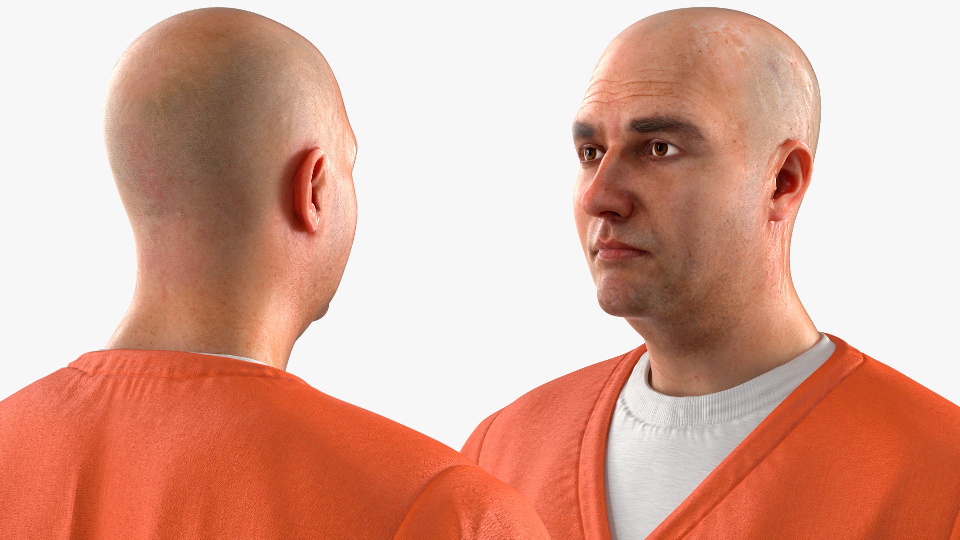 3D Male Prisoner model