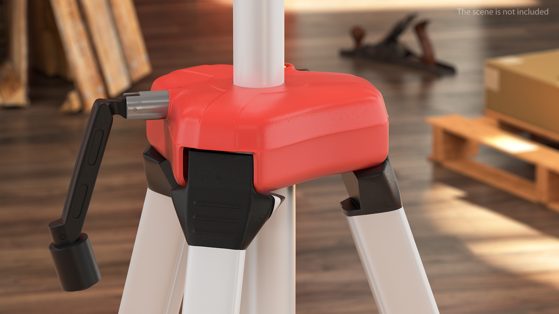 3D model Adjustable Laser Level Tripod Stand