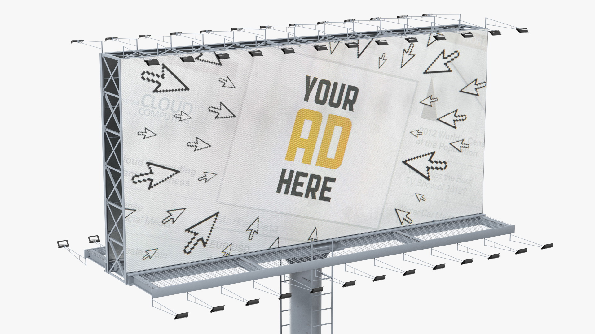 3D model Large Billboard