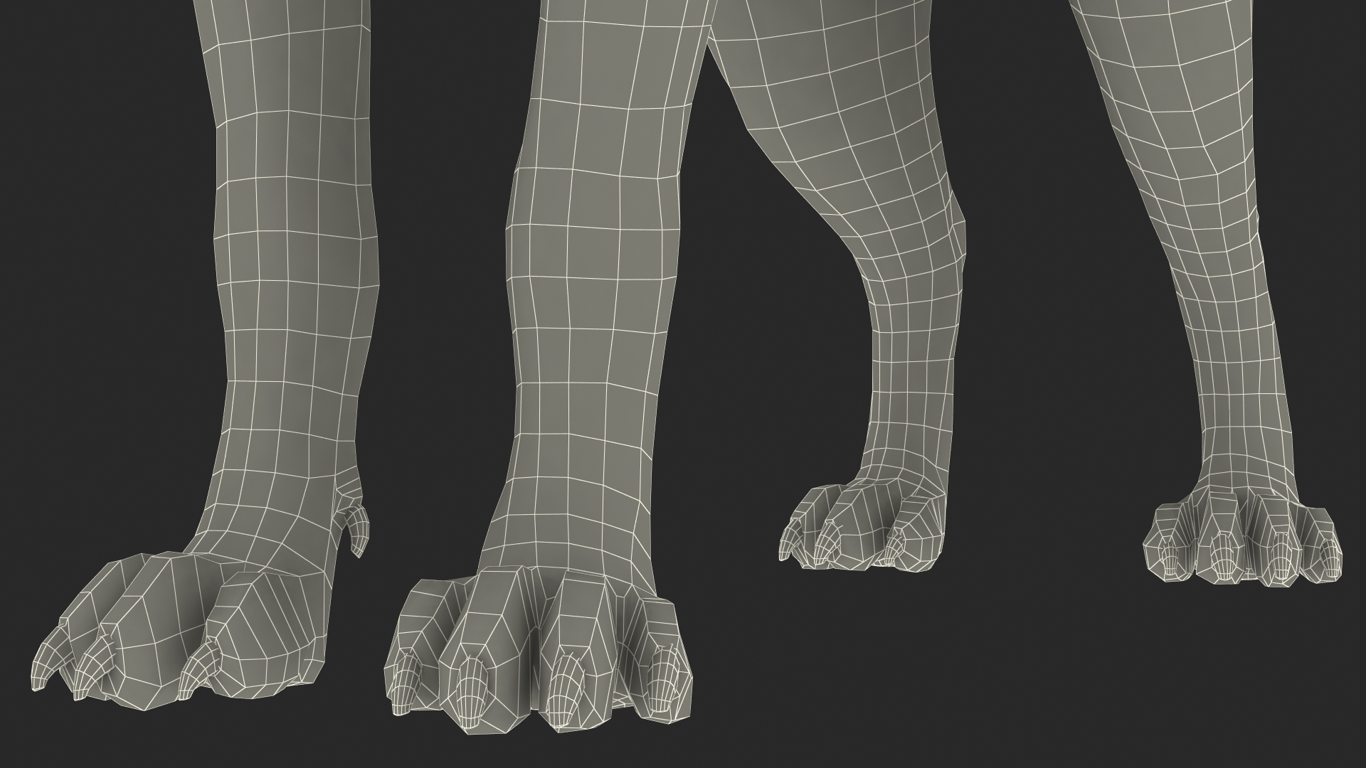 Hyena Rigged 3D