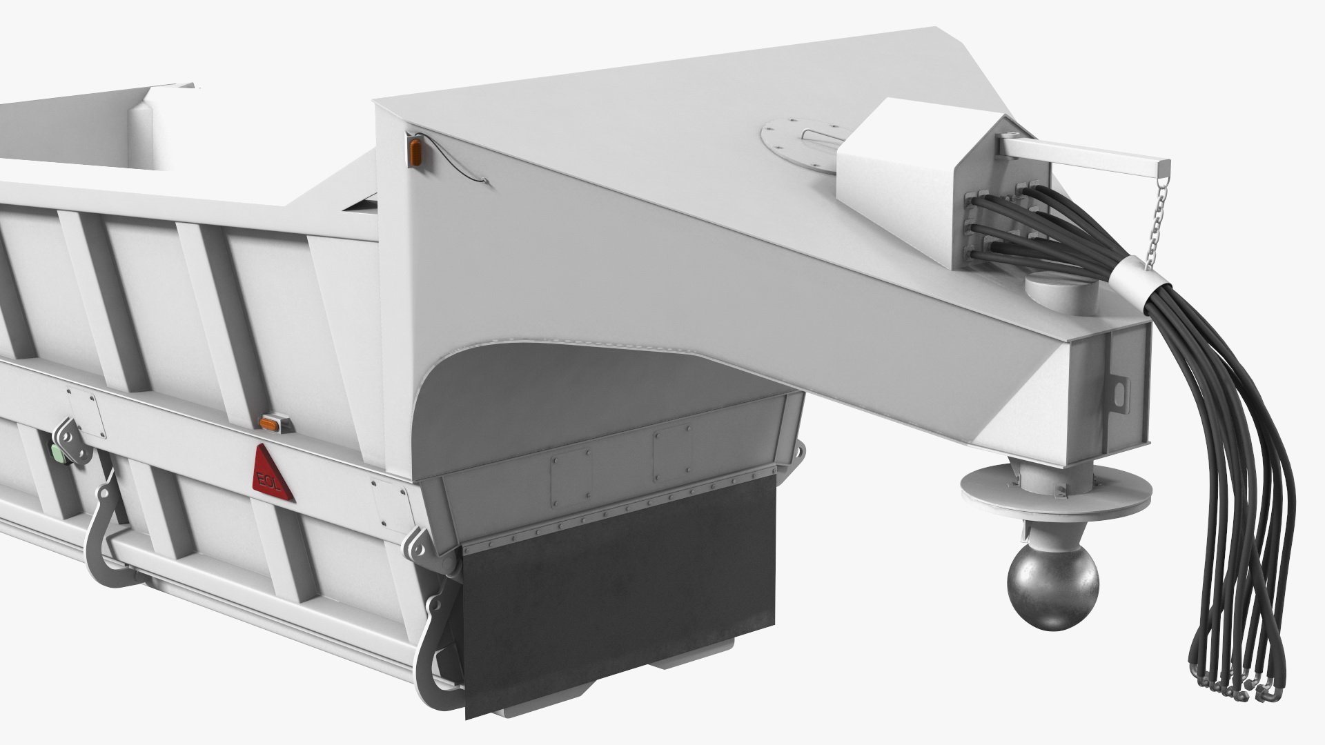 3D Bottom Dump Trailer New model