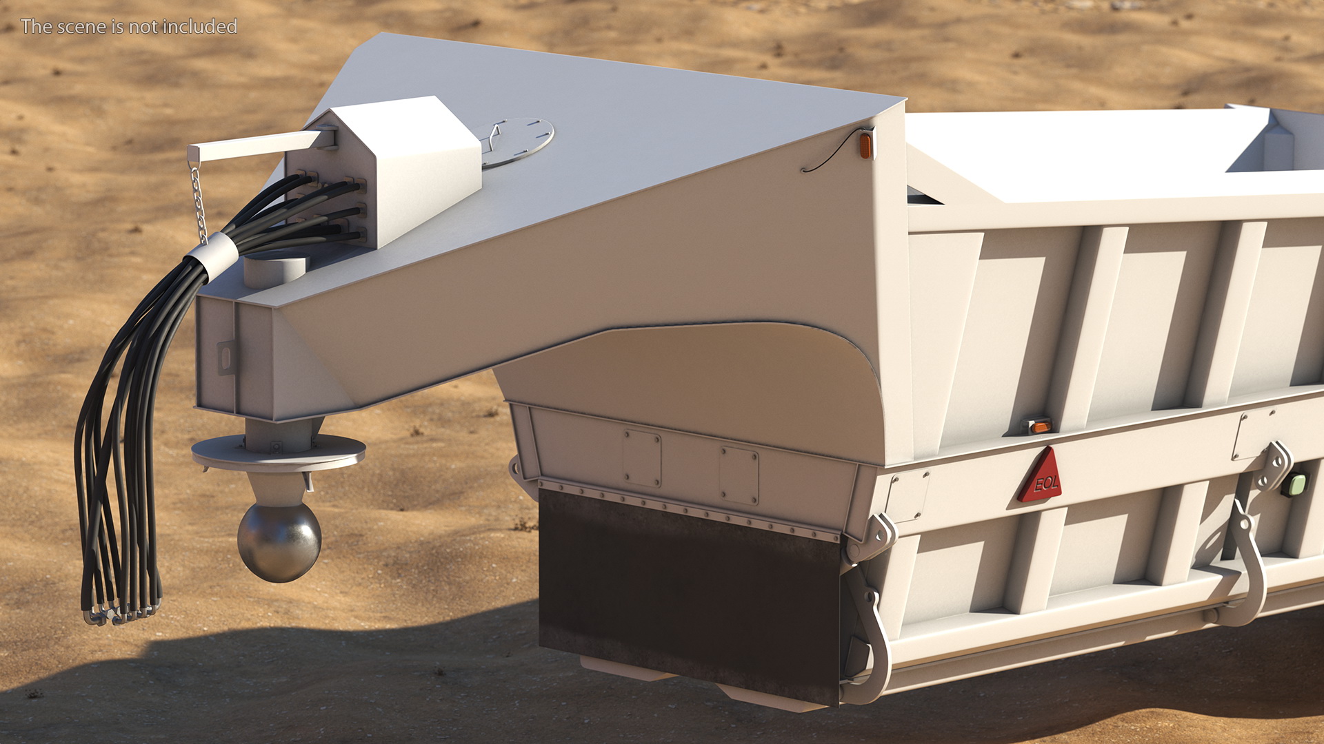 3D Bottom Dump Trailer New model