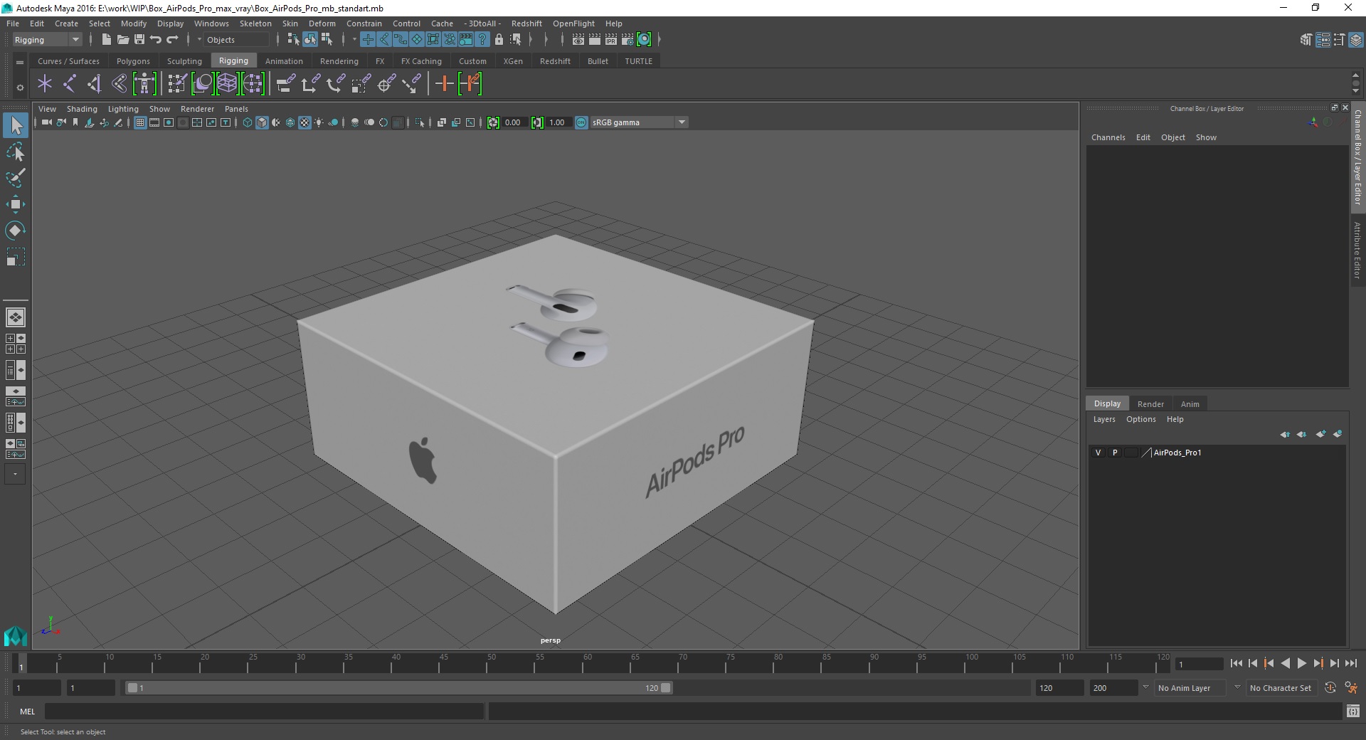 3D model Box AirPods Pro