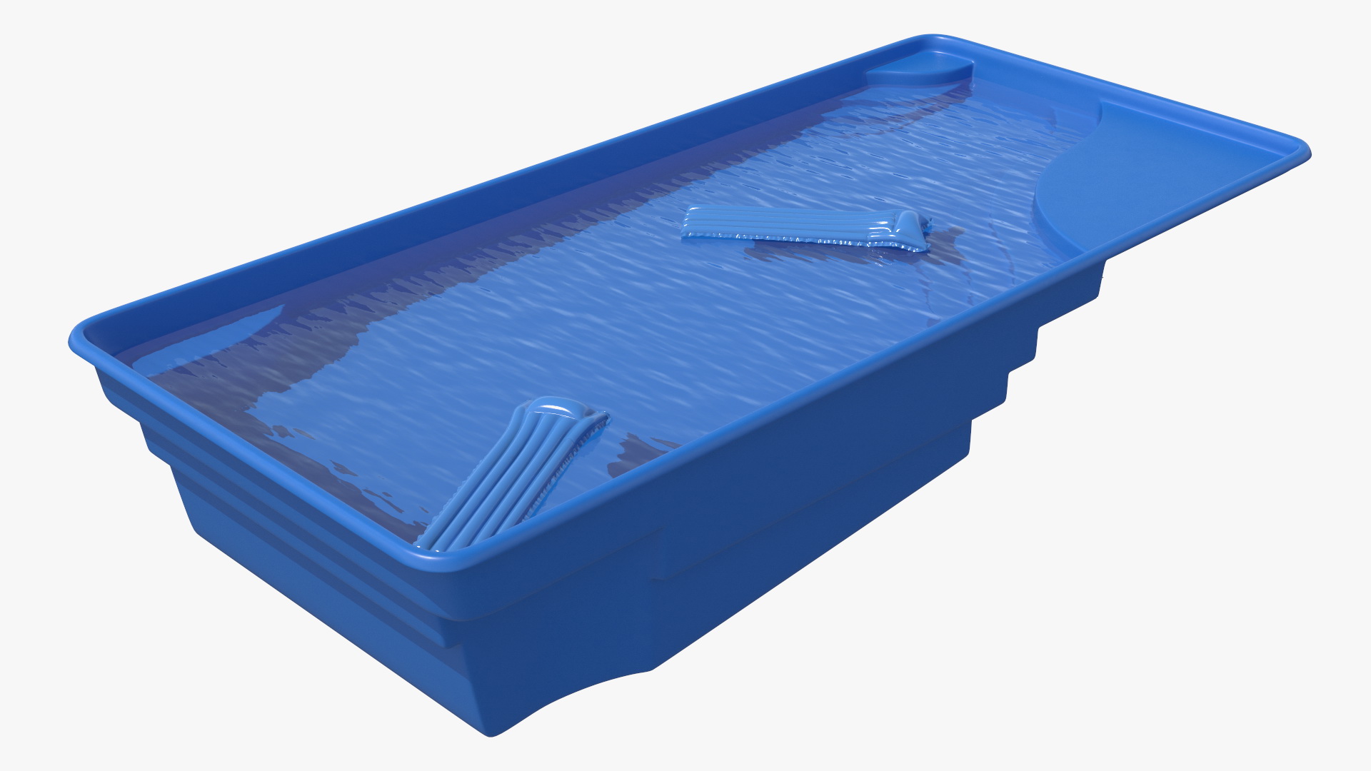 3D Tuscan Pool and Air Mattress model