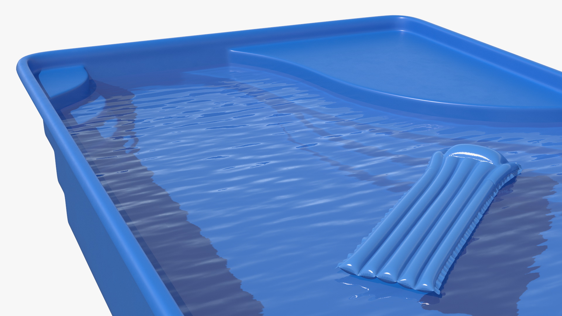 3D Tuscan Pool and Air Mattress model