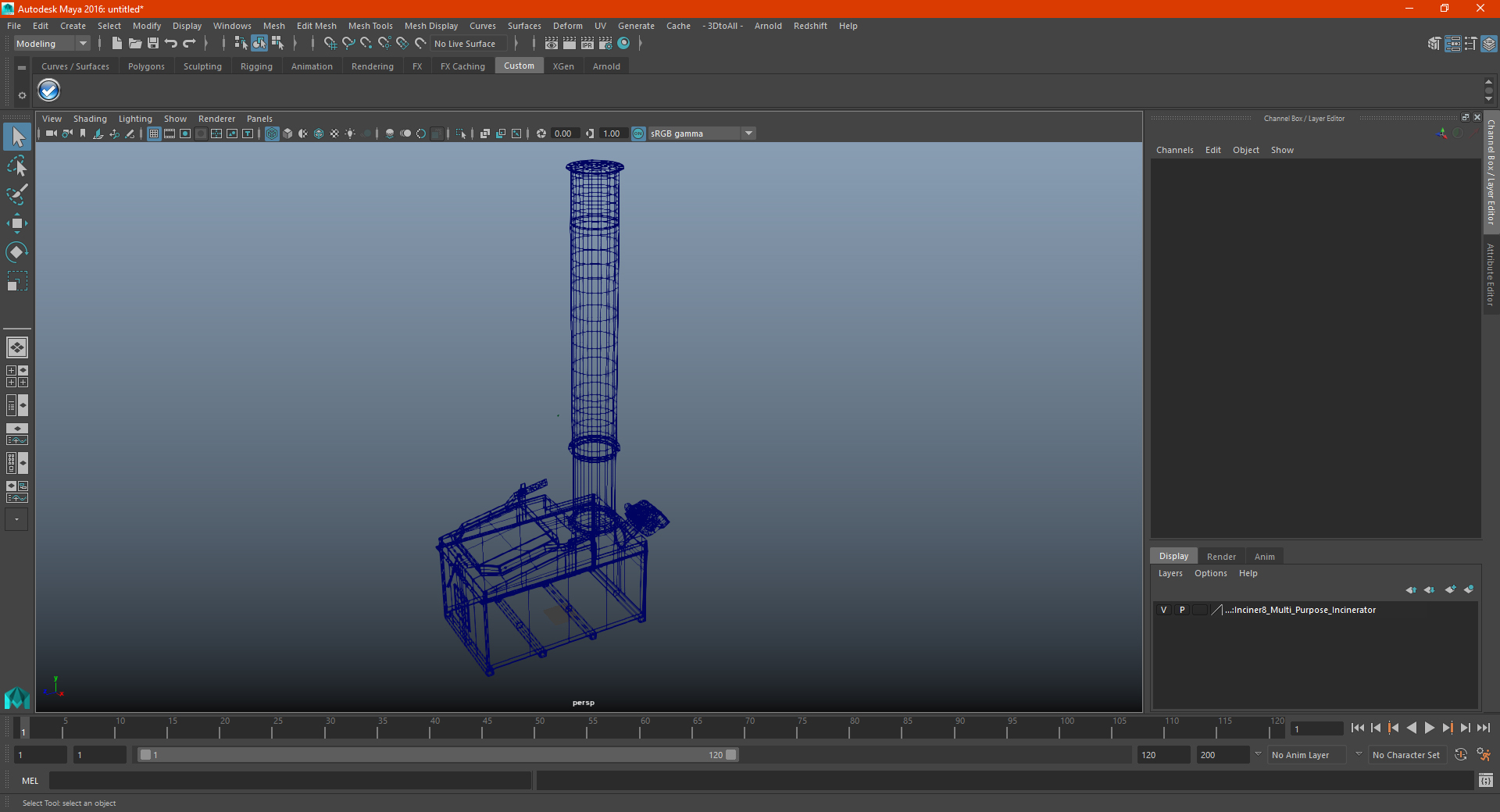 Inciner8 Multi Purpose Incinerator 3D model