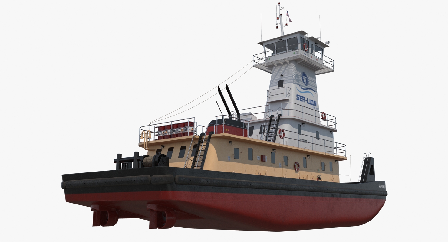 3D model Pushboat