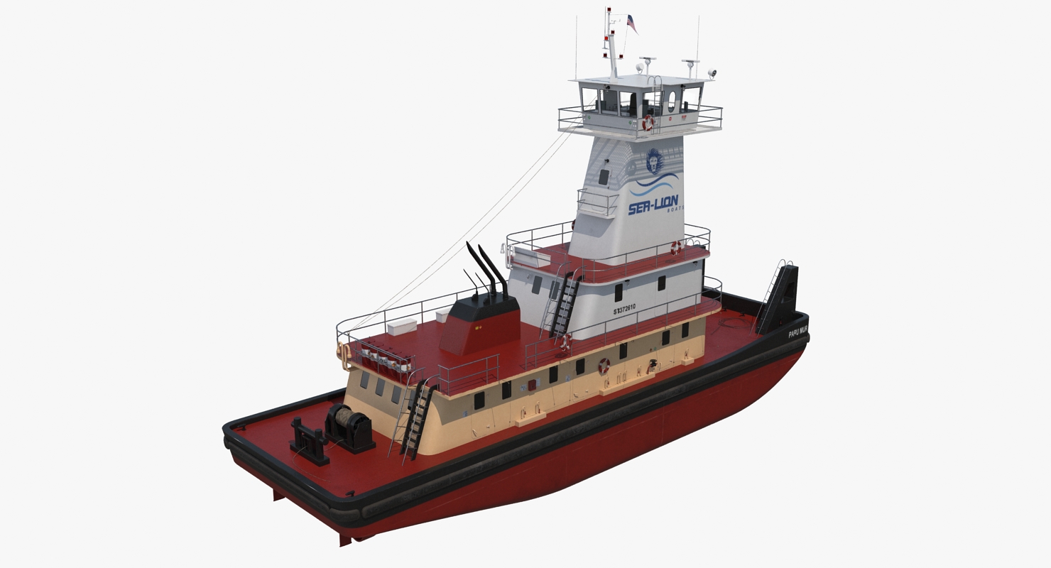 3D model Pushboat