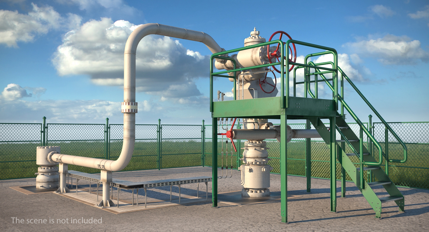 Oil Wellhead 3D