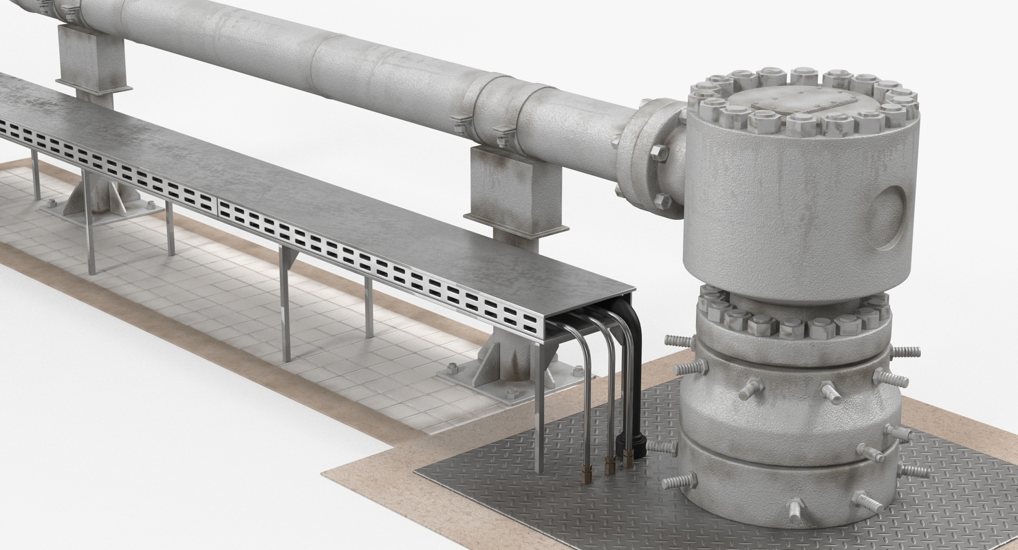 Oil Wellhead 3D