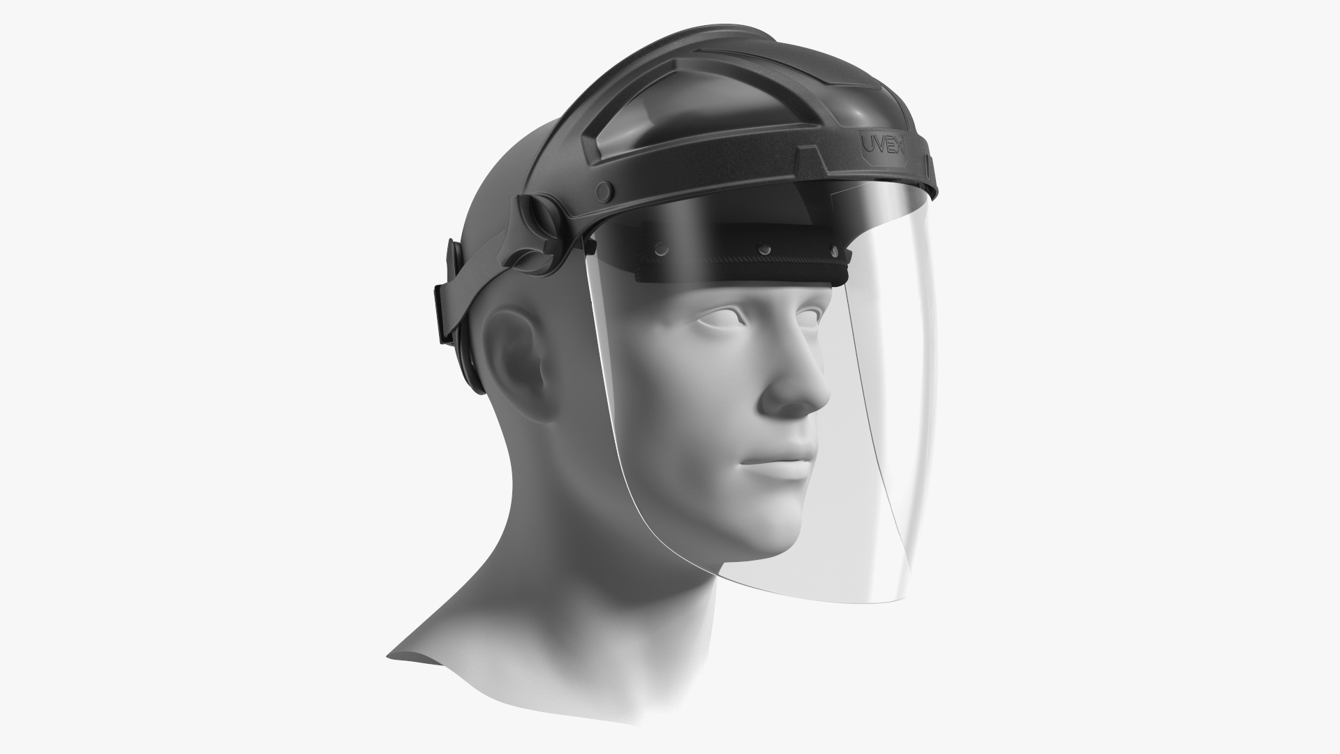 3D Uvex Turboshield Face Shield Transparent Visor