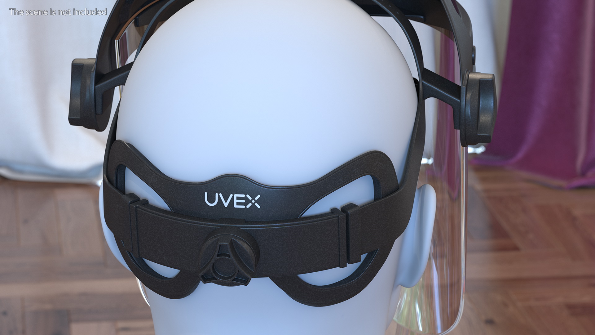 3D Uvex Turboshield Face Shield Transparent Visor