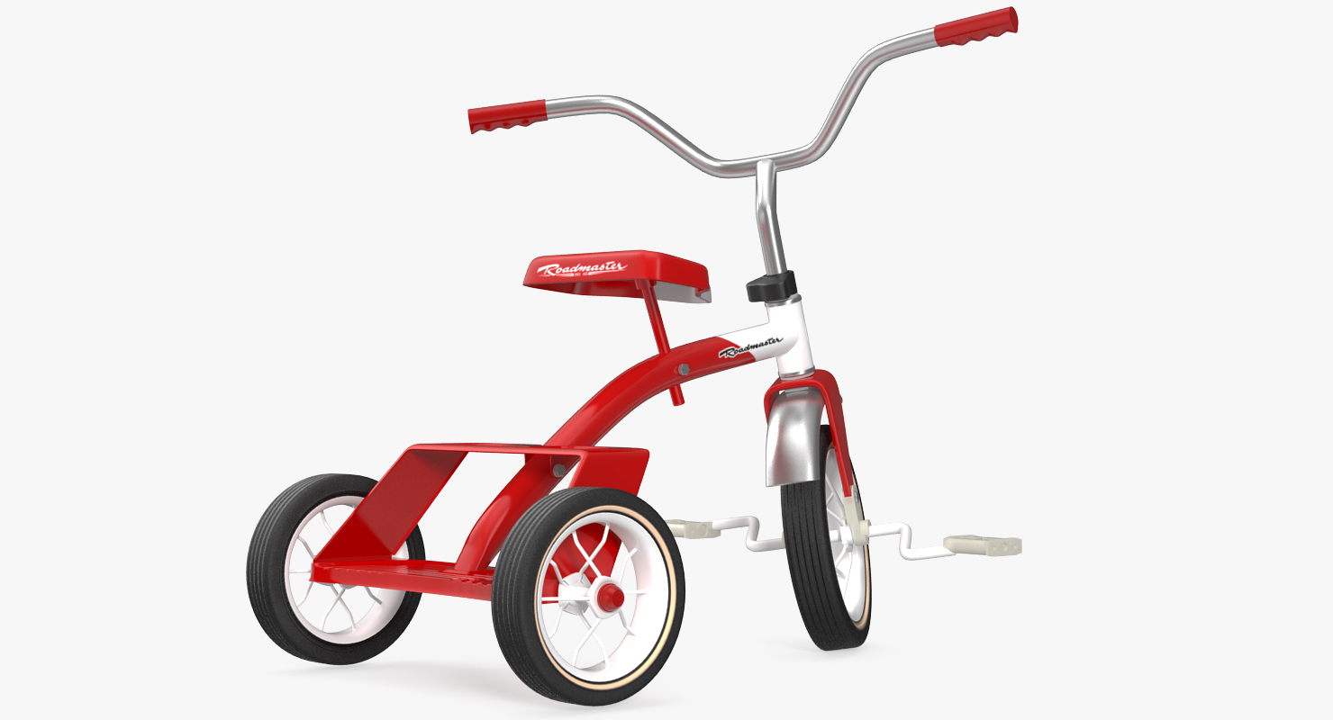 Vintage Red Trike 3D