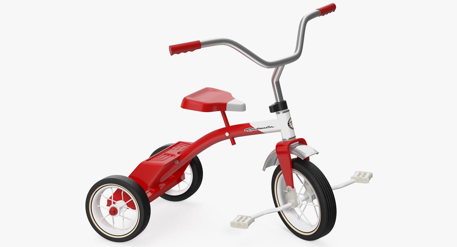 Vintage Red Trike 3D